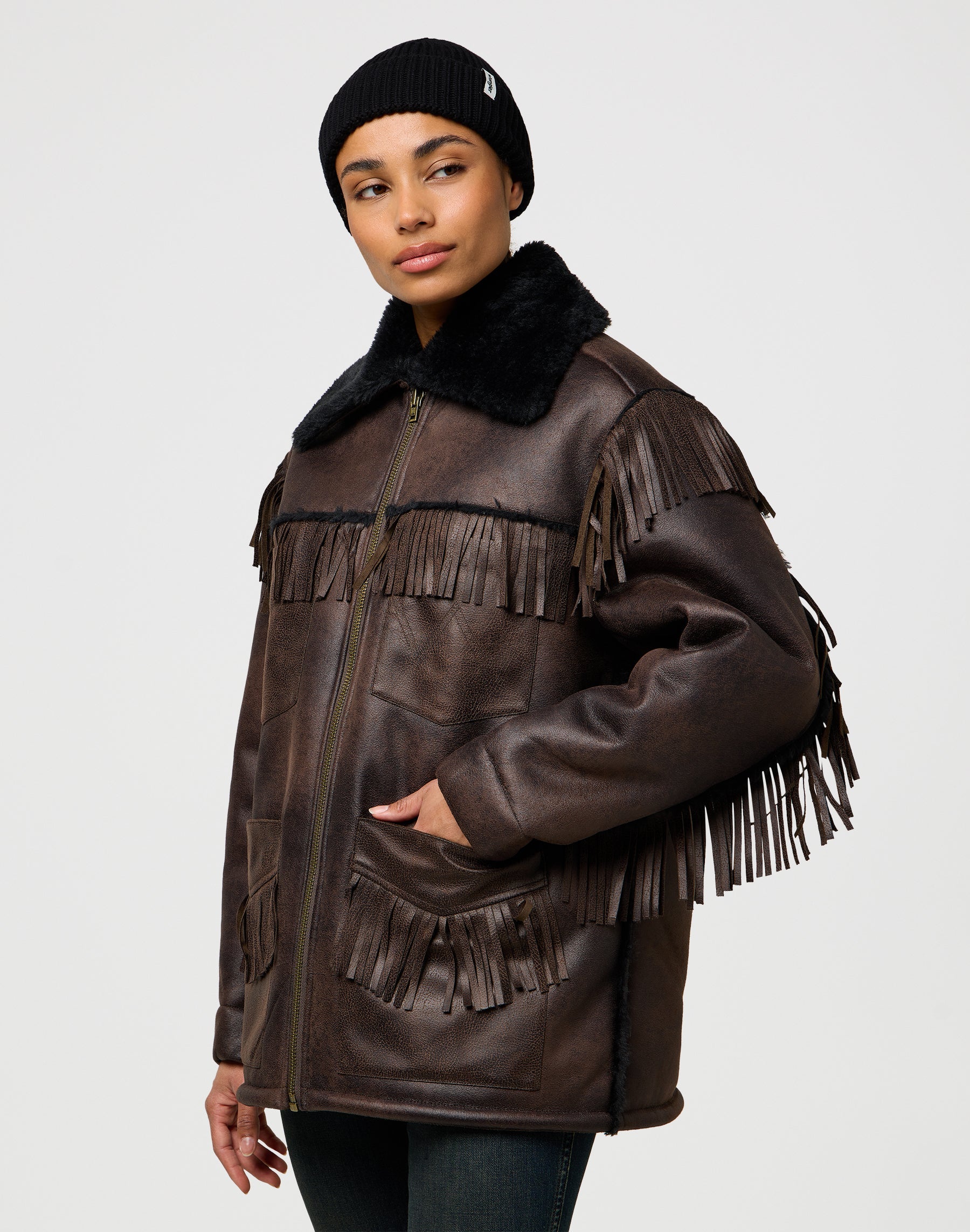 Sign Off Beanie in Black Mützen Wrangler