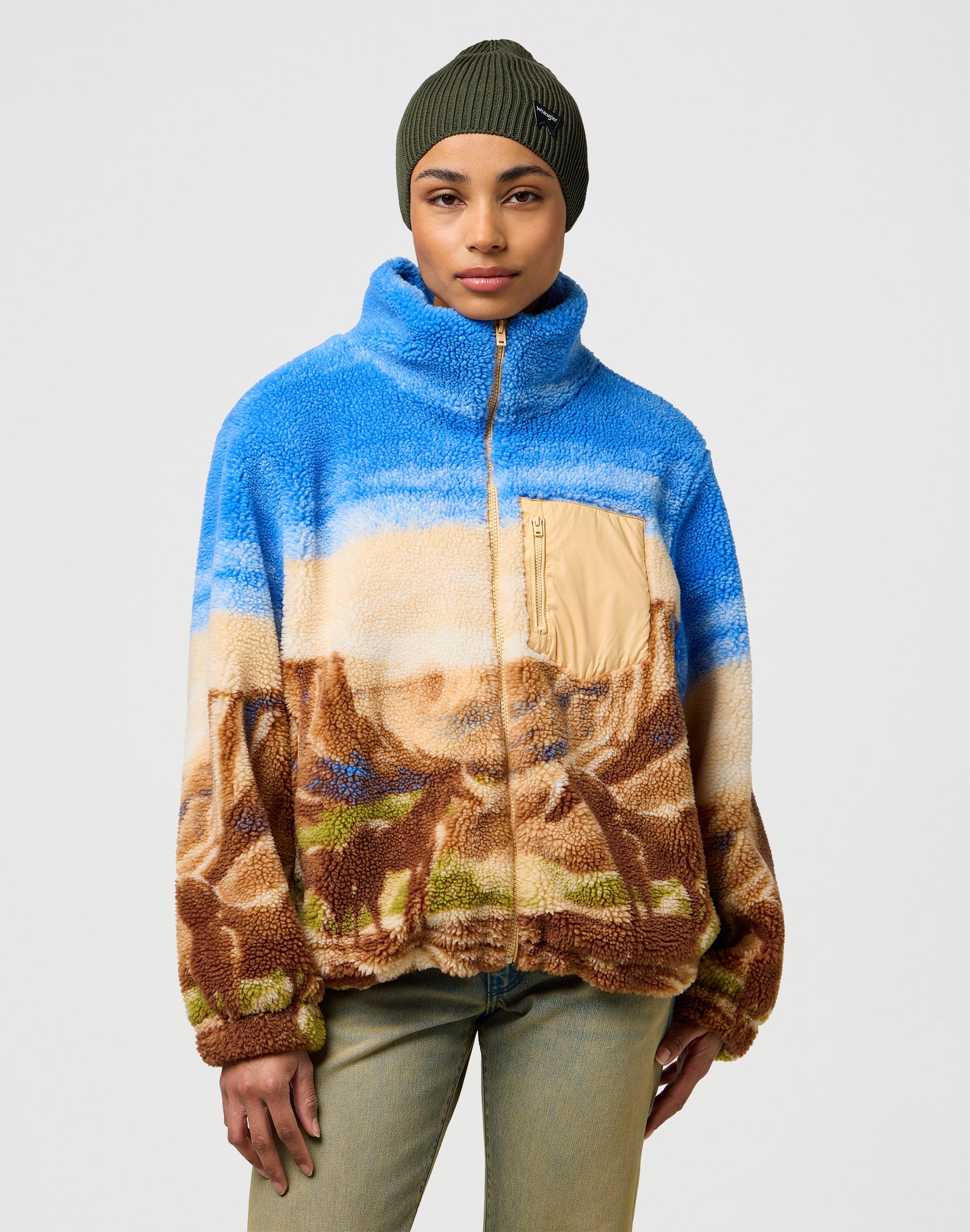 Easy Beanie in Ivy Green Mützen Wrangler