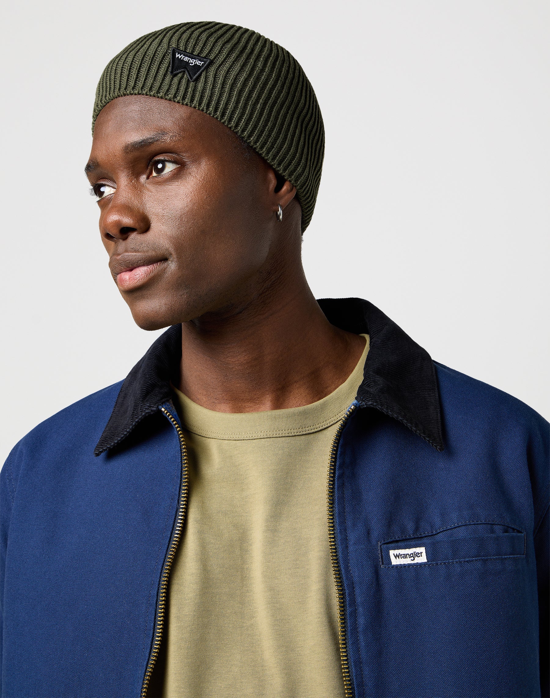 Easy Beanie in Ivy Green Mützen Wrangler