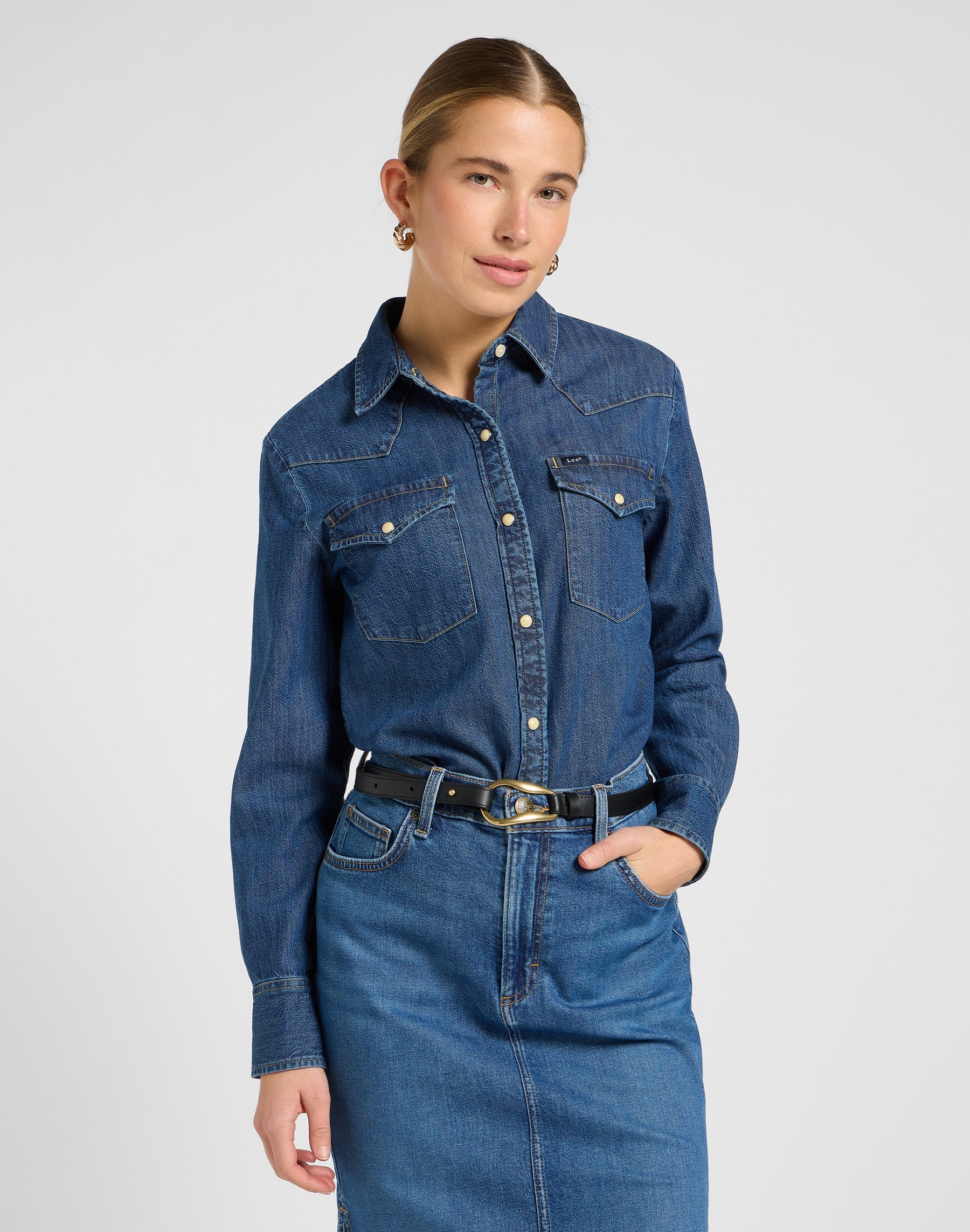 Loop Belt in Black Gürtel Lee