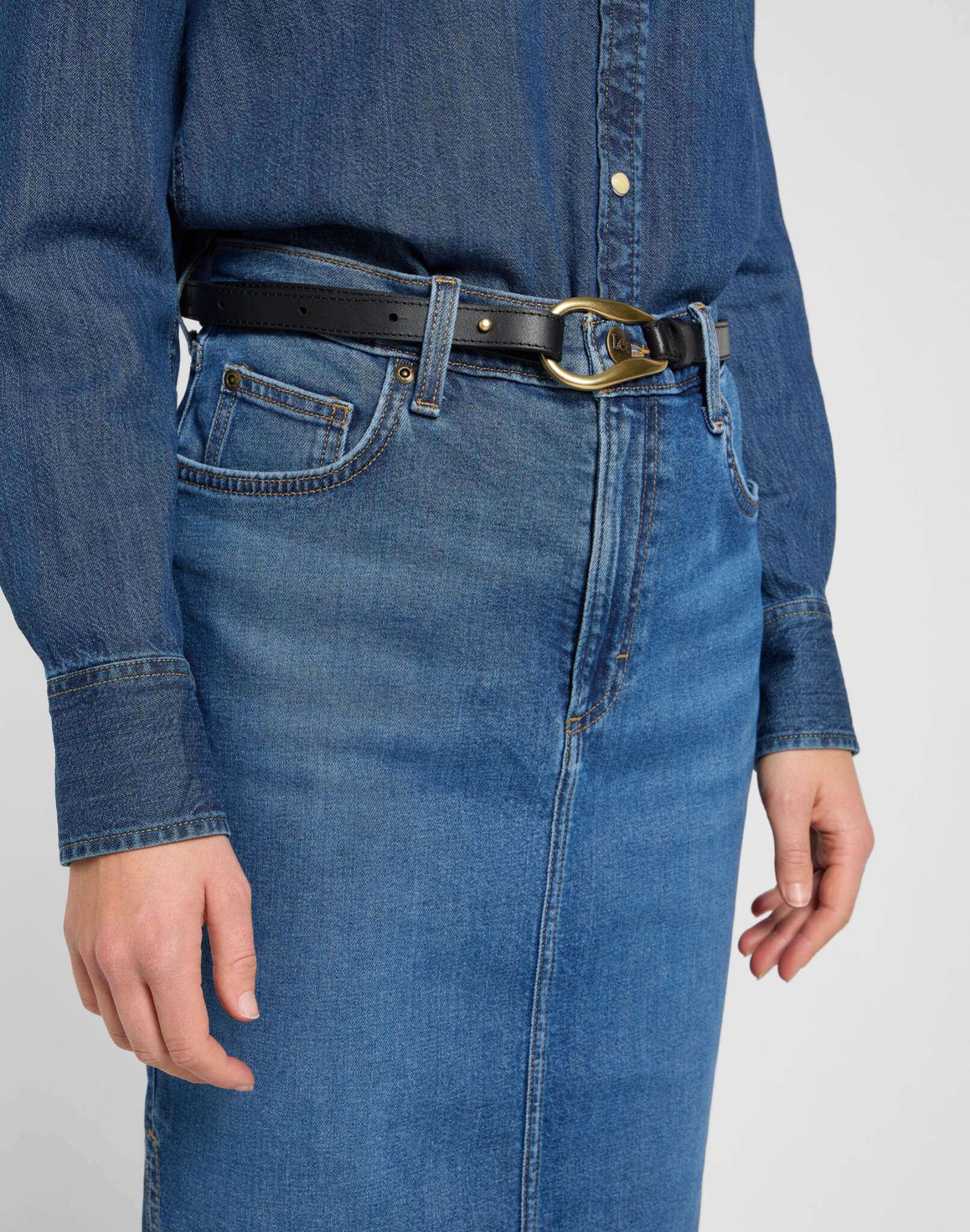 Loop Belt in Black Gürtel Lee