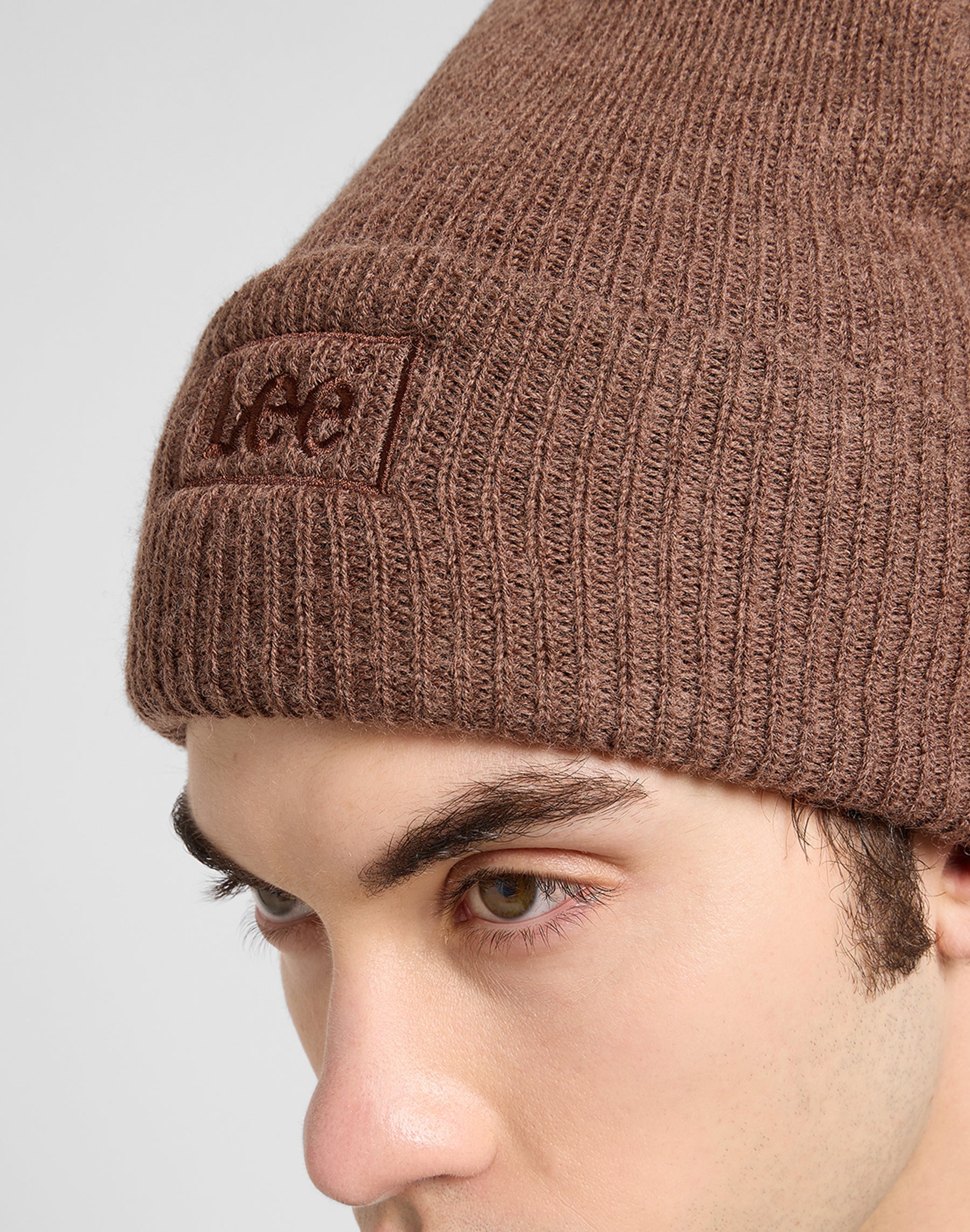 Core Beanie in Luxe Brown Mützen Lee