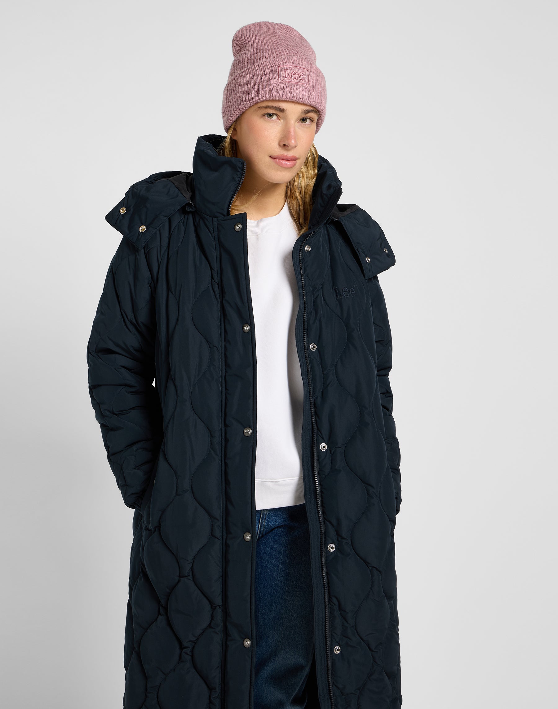 Core Beanie in Plumberry Mützen Lee