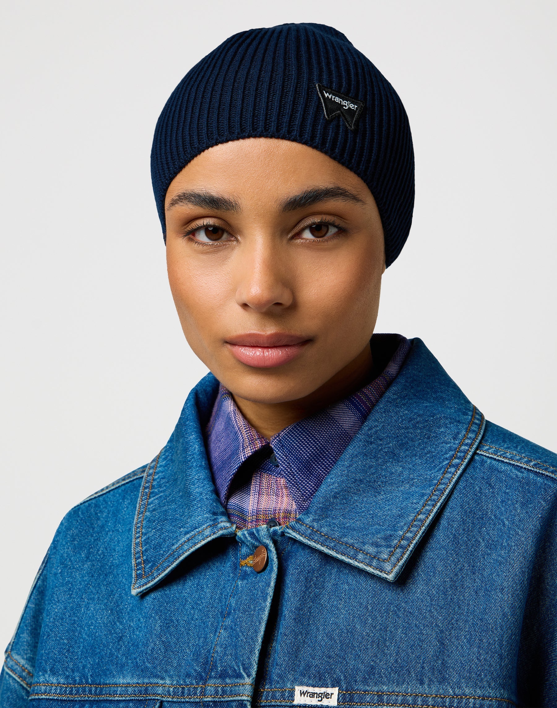 Easy Beanie in Navy Mützen Wrangler