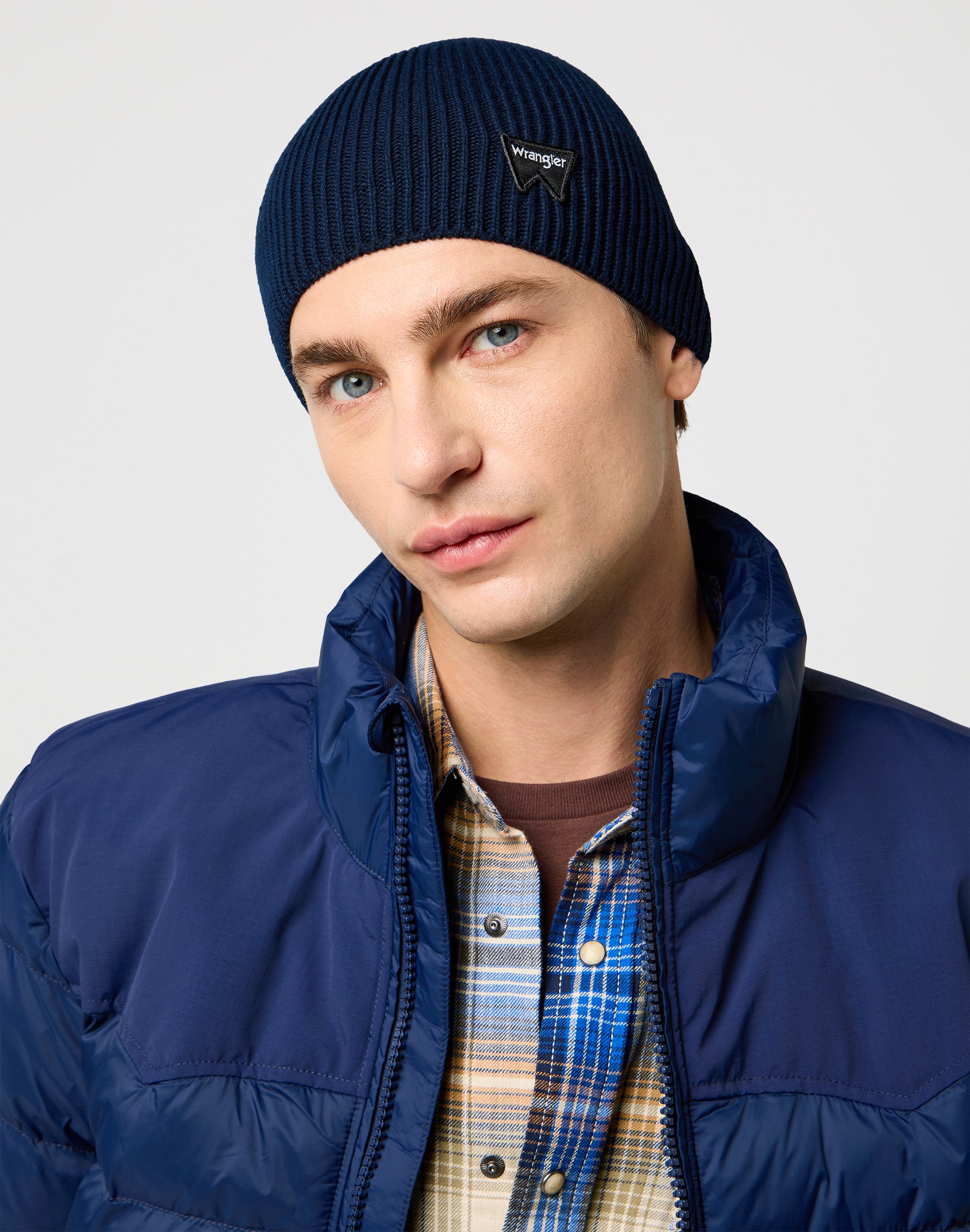 Easy Beanie in Navy Mützen Wrangler