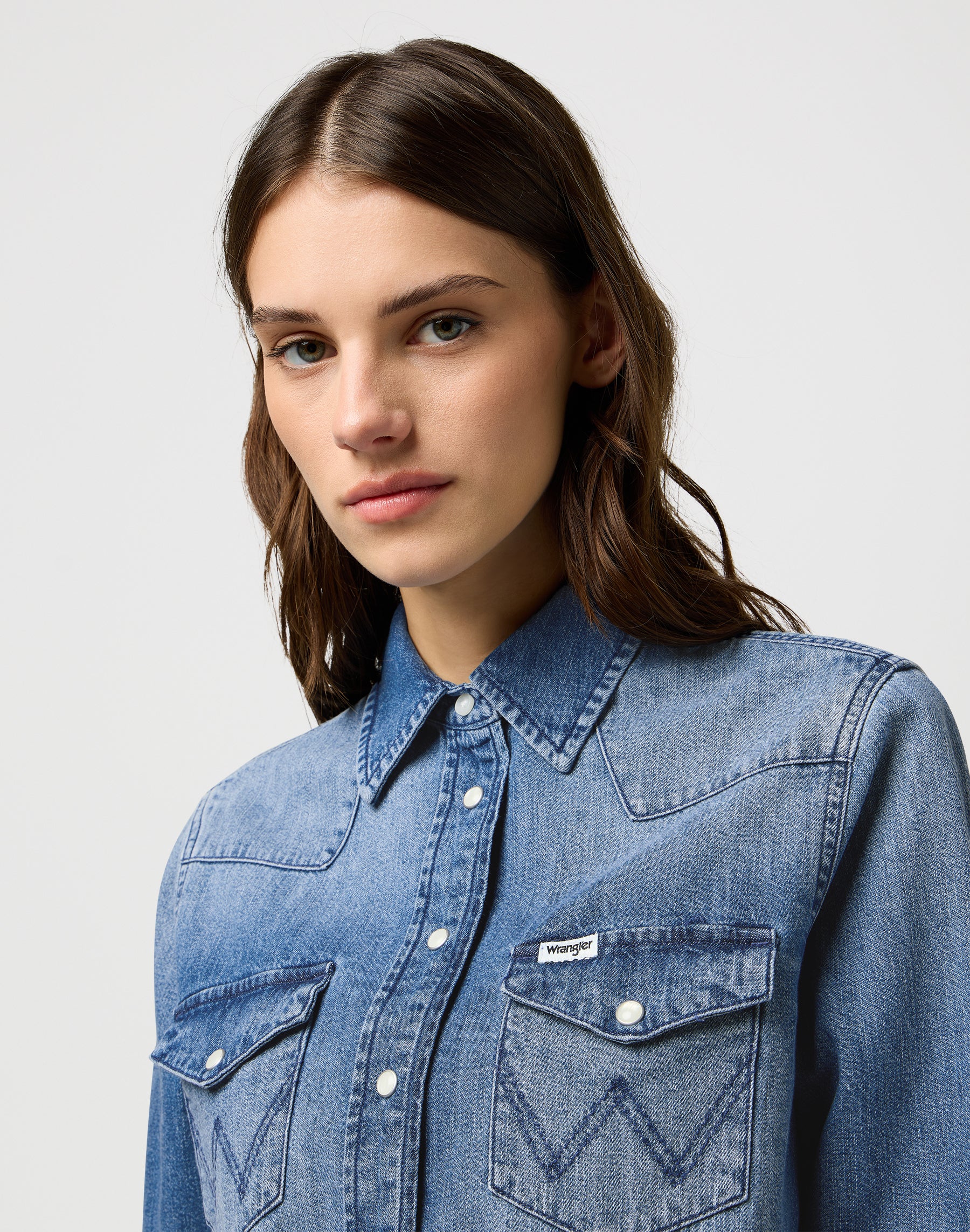 Heritage Shirt in Light Hand Hemden Wrangler