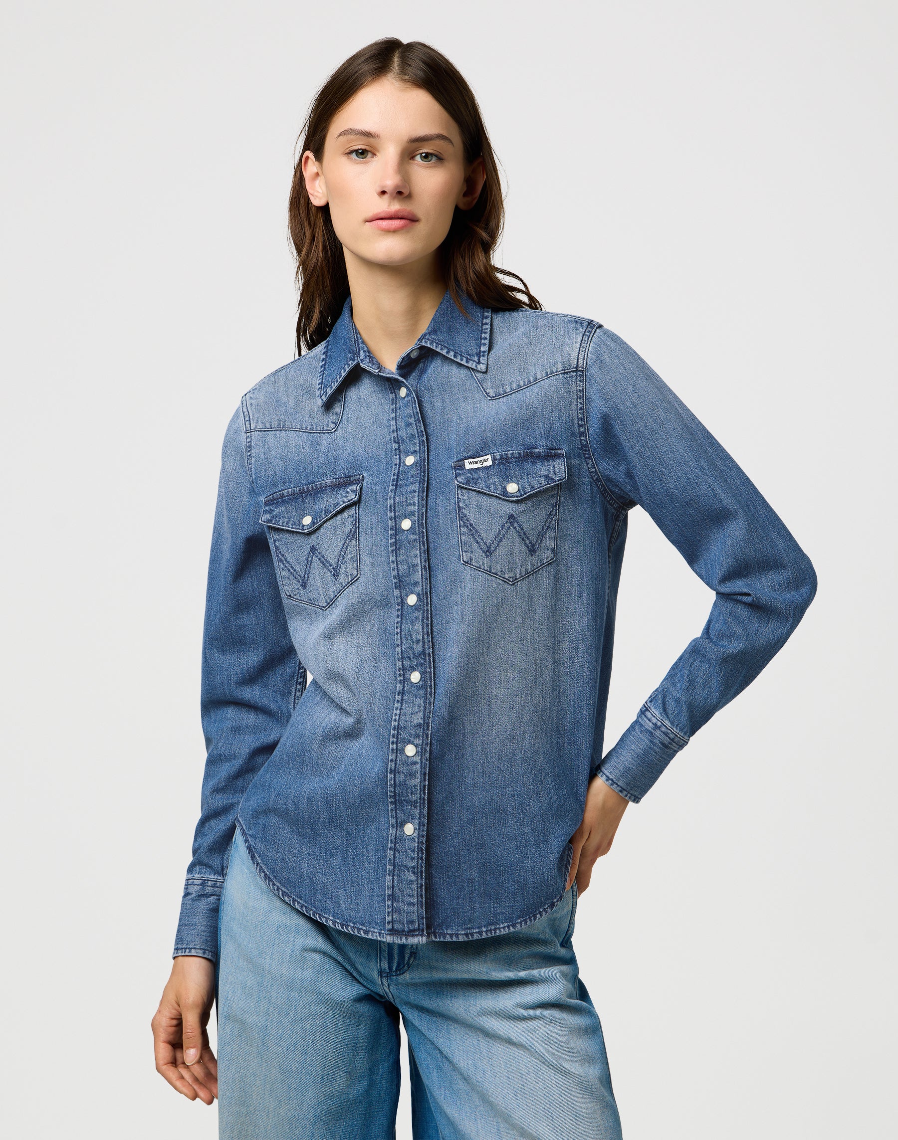 Heritage Shirt in Light Hand Hemden Wrangler