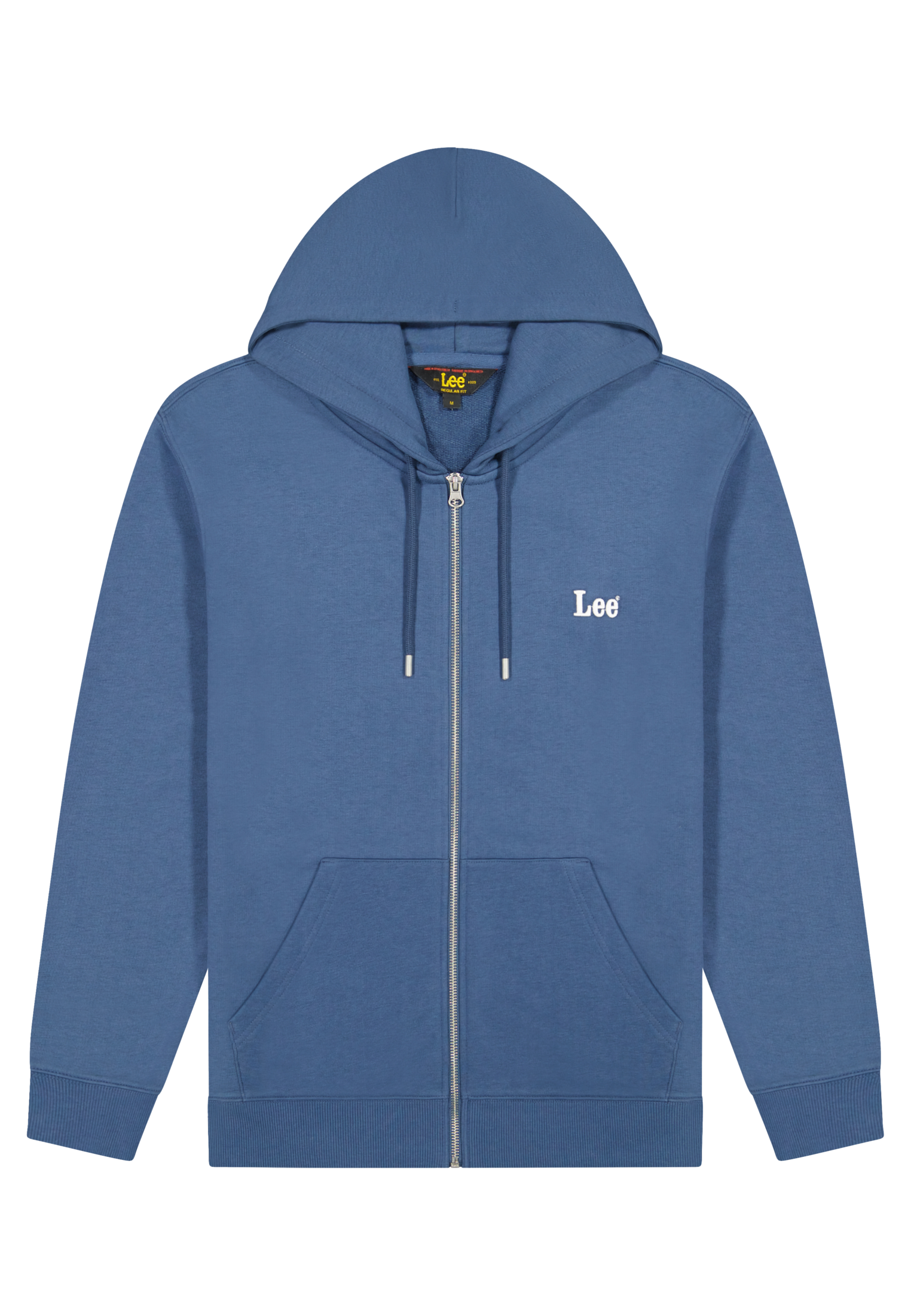 Ess Lee Full Zip Hoodie in Academy Blue Sweatshirts Lee