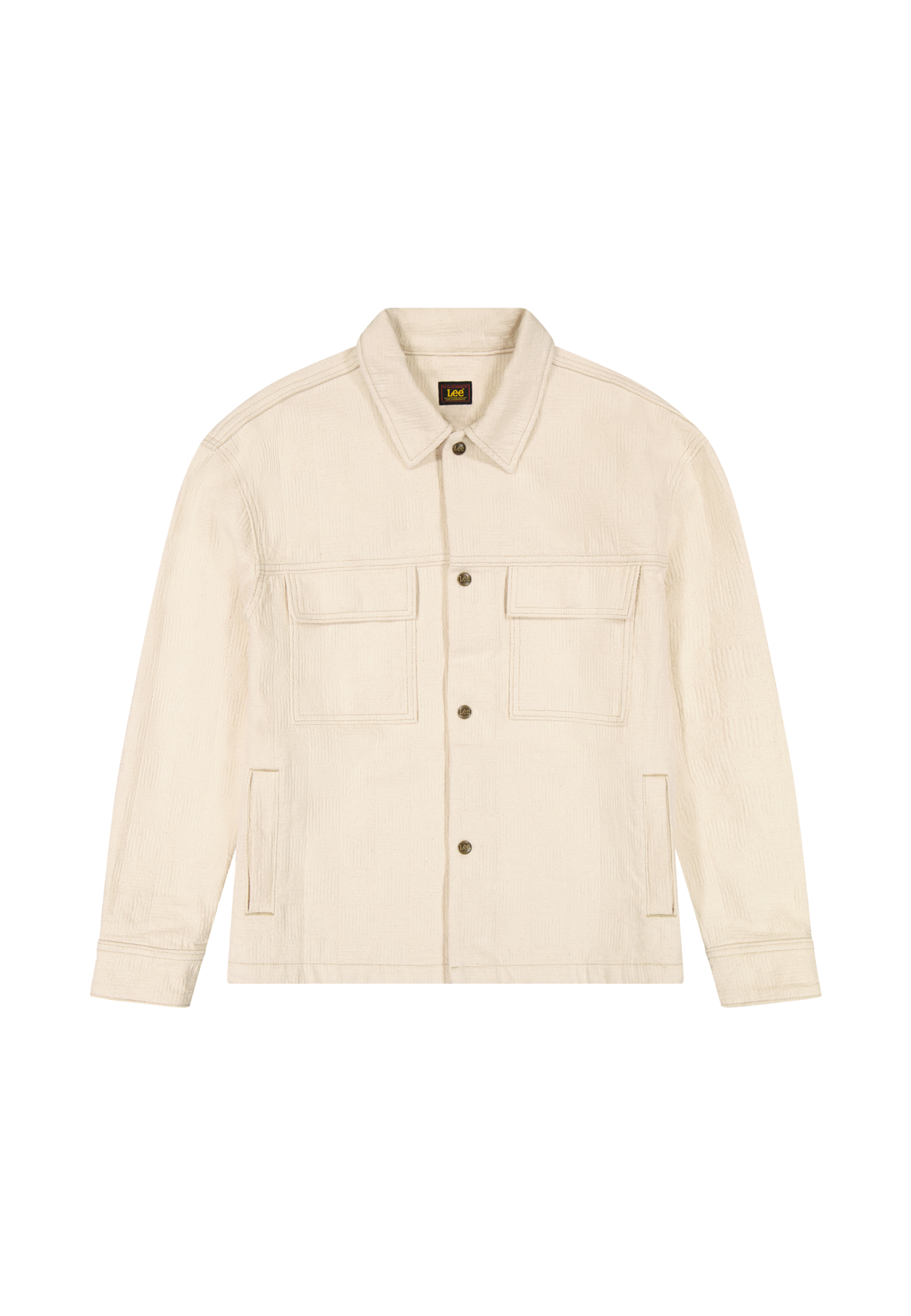 Jacquard Jacket in Natural Greige Jacken Lee