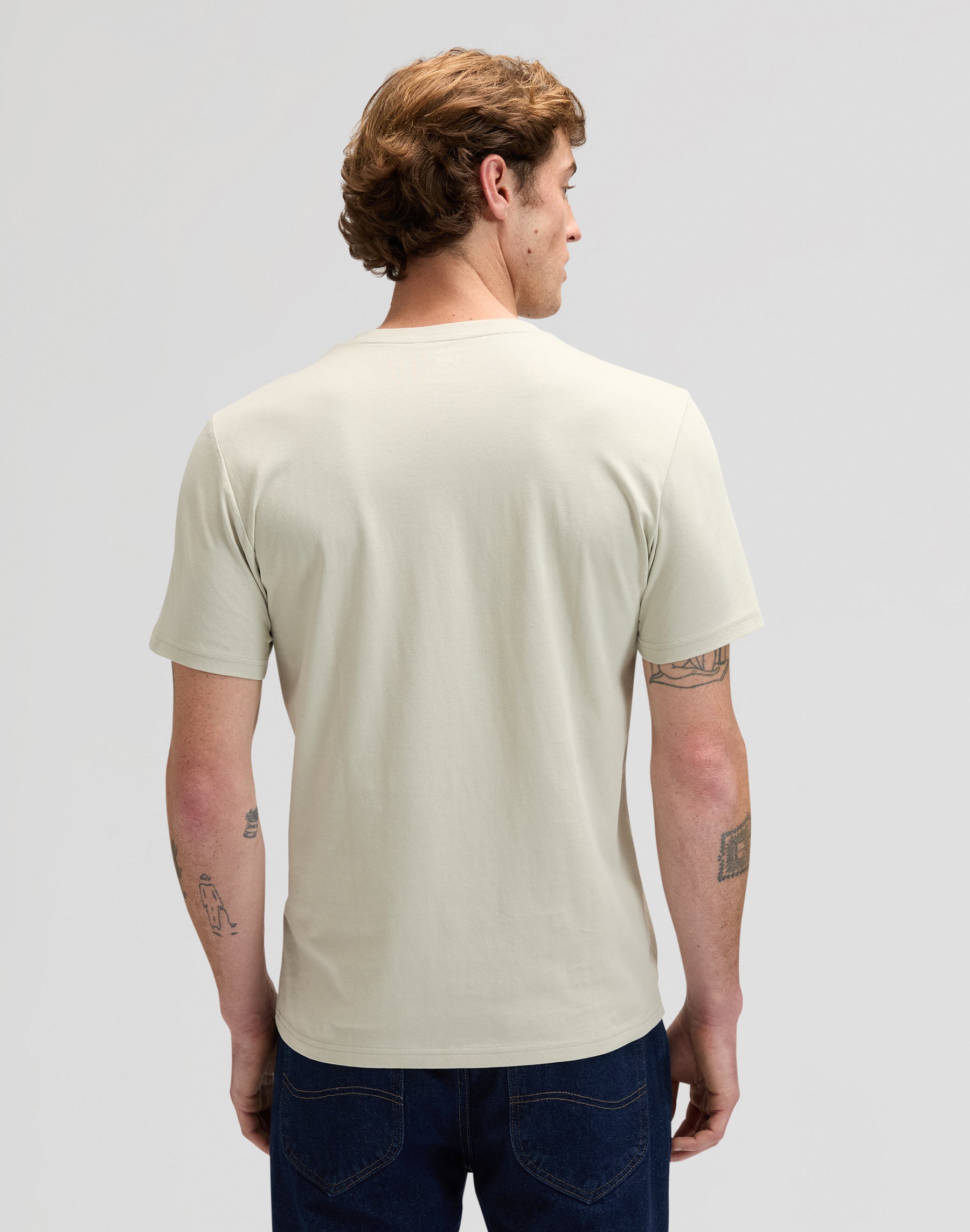 Ss Patch Logo Tee in Cove T-Shirts Lee