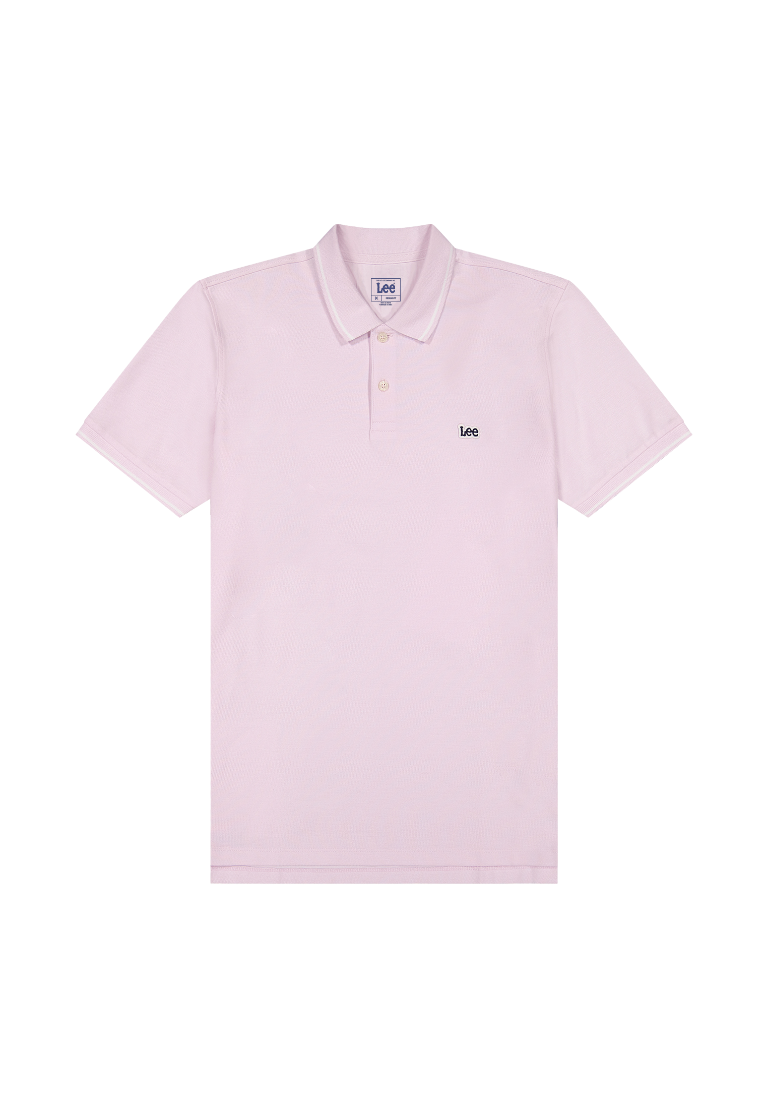 Pique Polo in Light Icy Pink T-Shirts Lee
