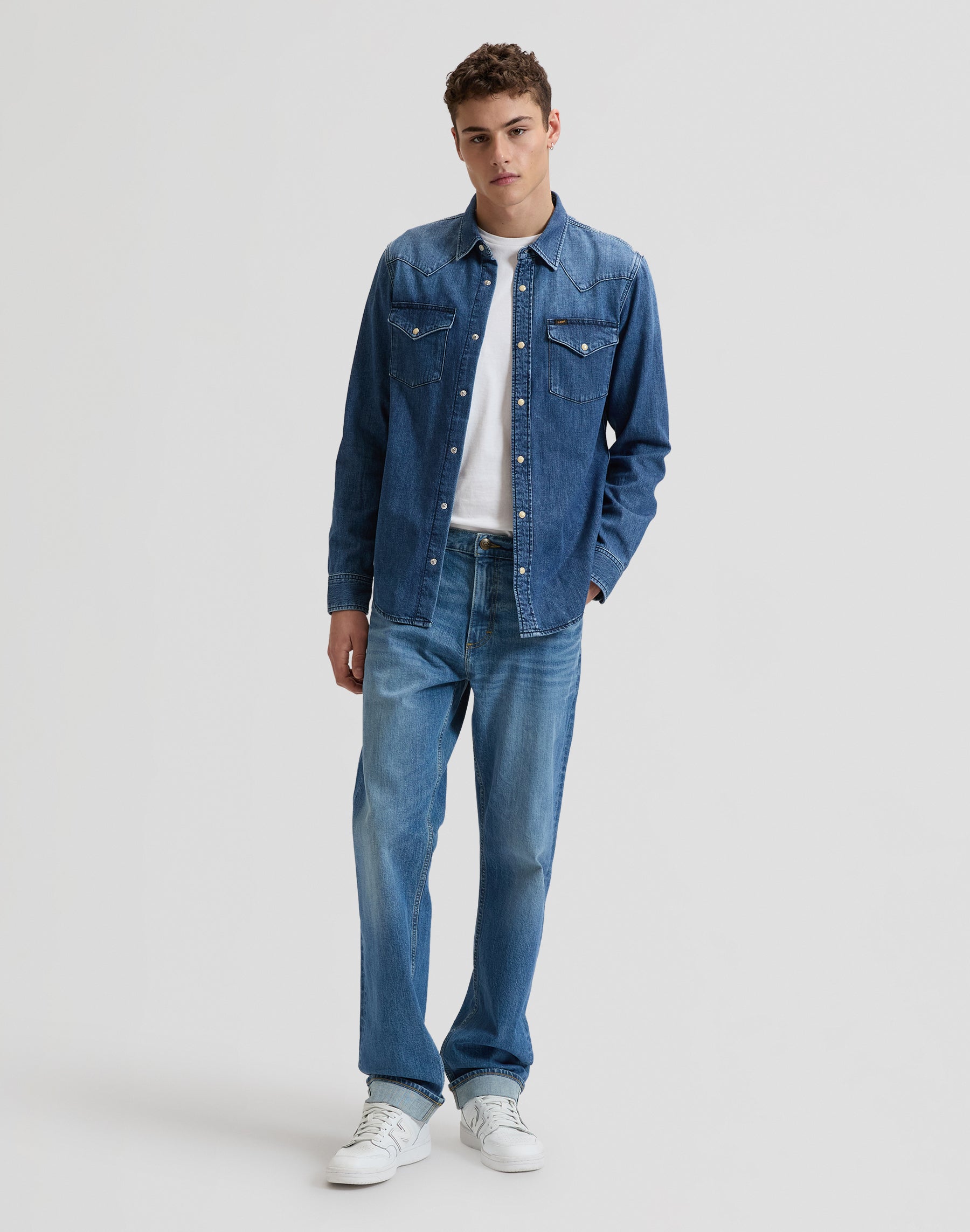 Regular Western Shirt in Brookside Hemden Lee
