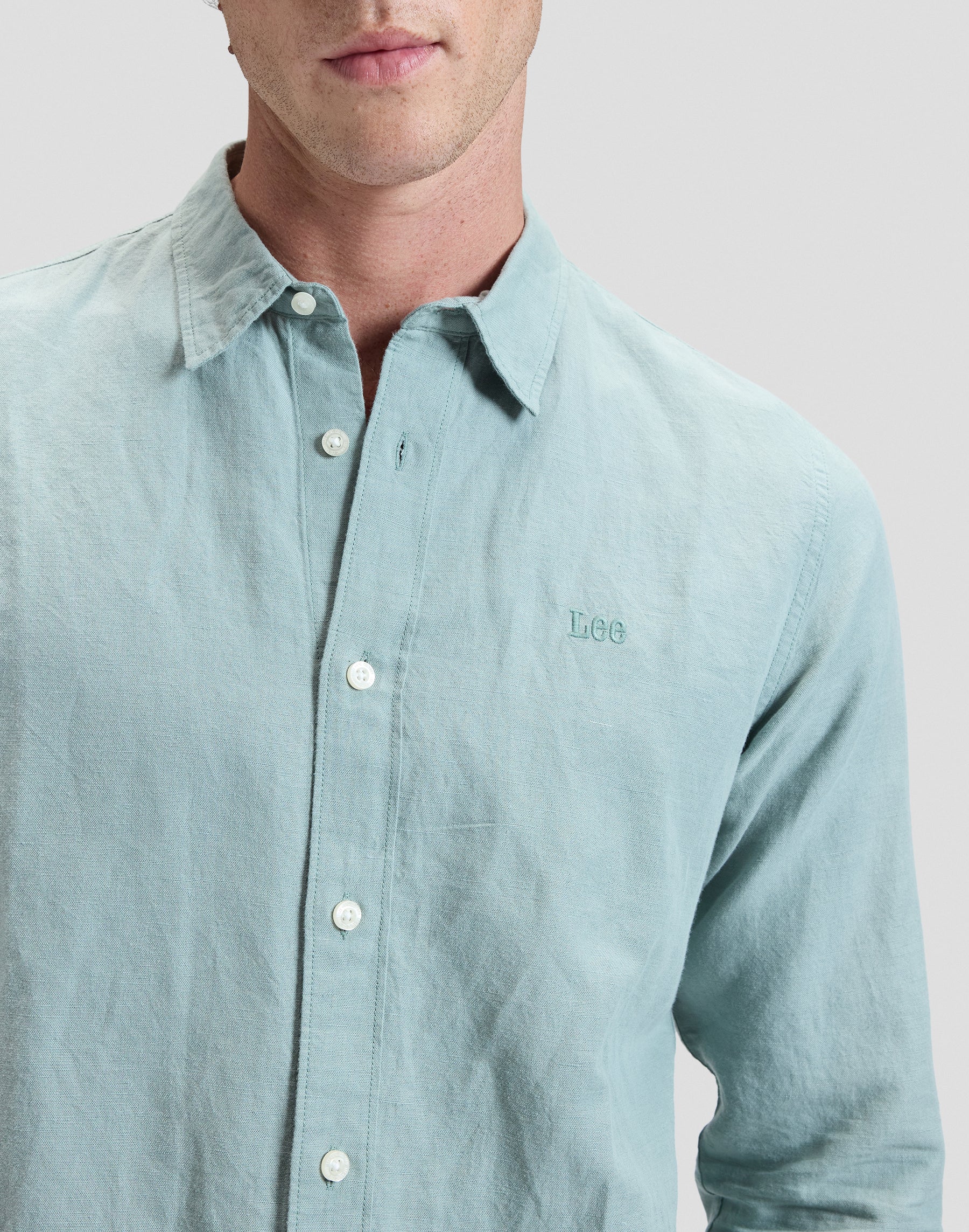 Lee Shirt in Desert Sage Hemden Lee