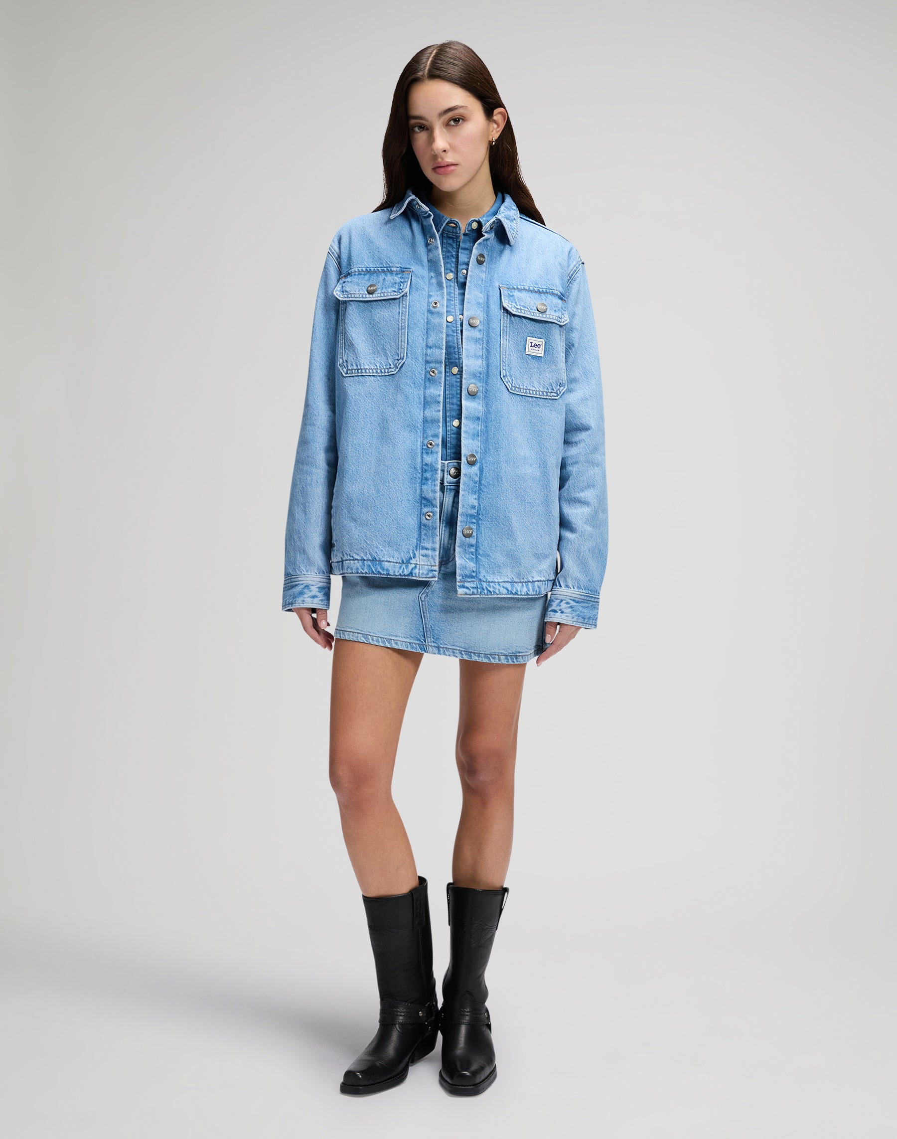 Workwear Overshirt in Just Me Hemden Lee