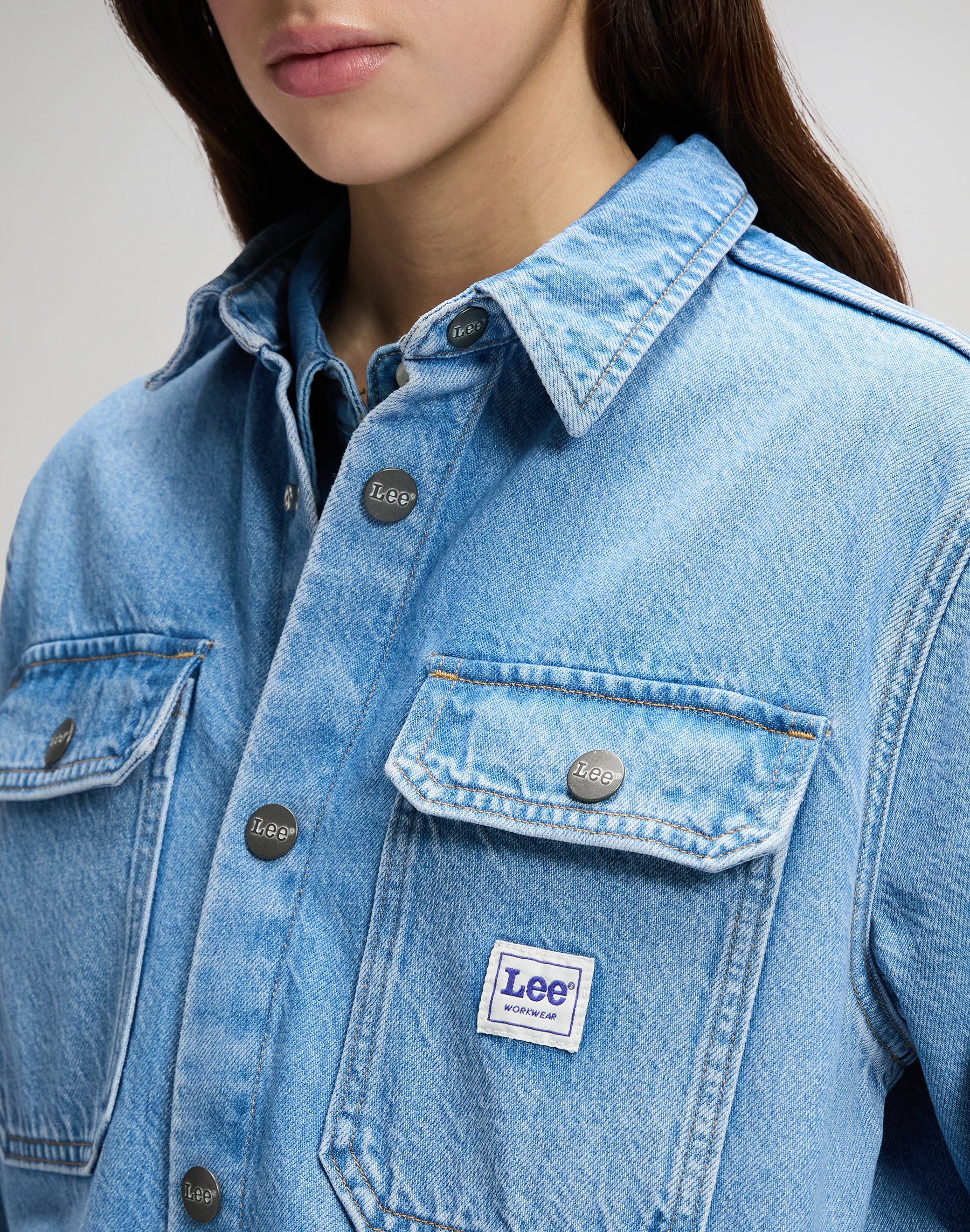 Workwear Overshirt in Just Me Hemden Lee