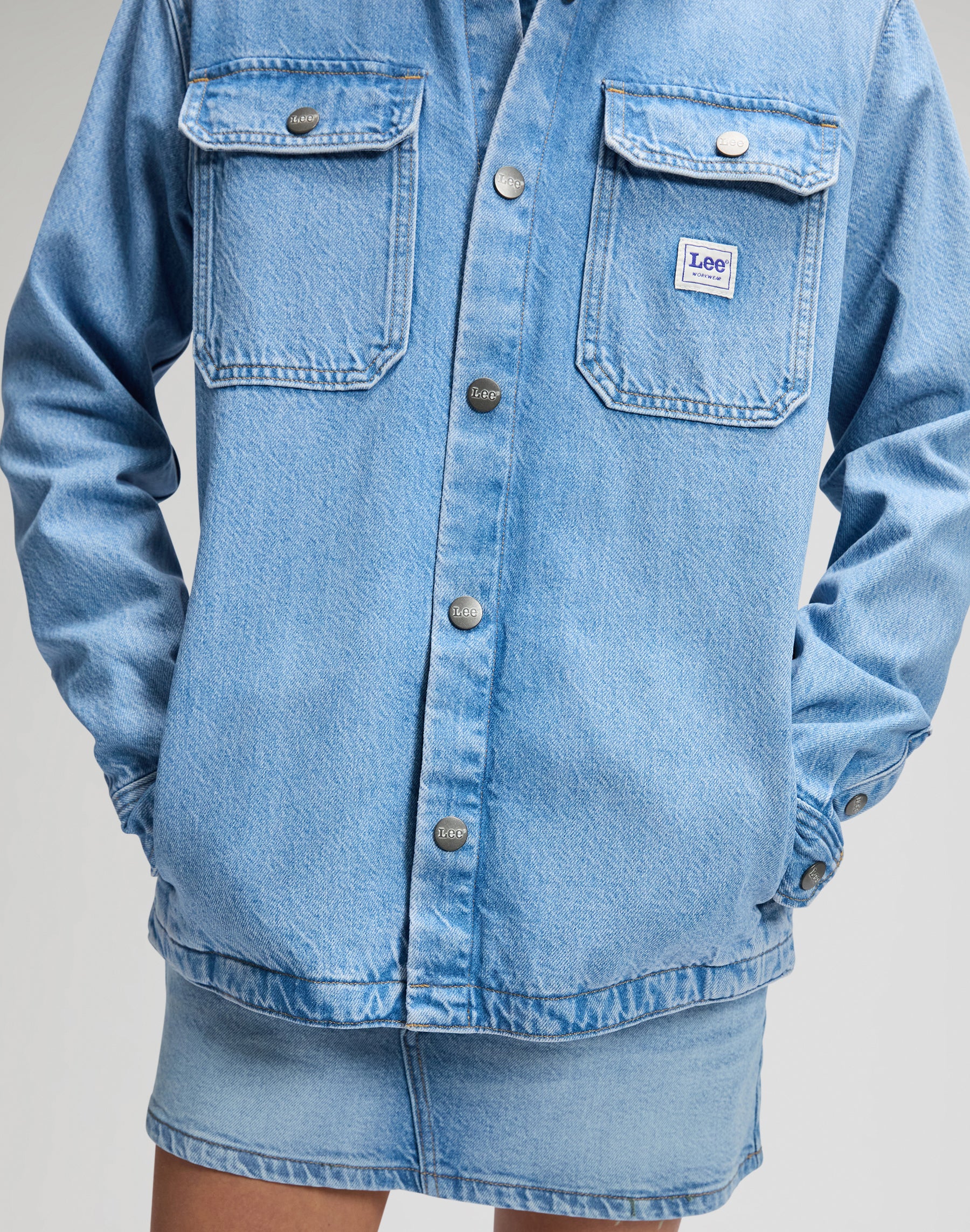 Workwear Overshirt in Just Me Hemden Lee