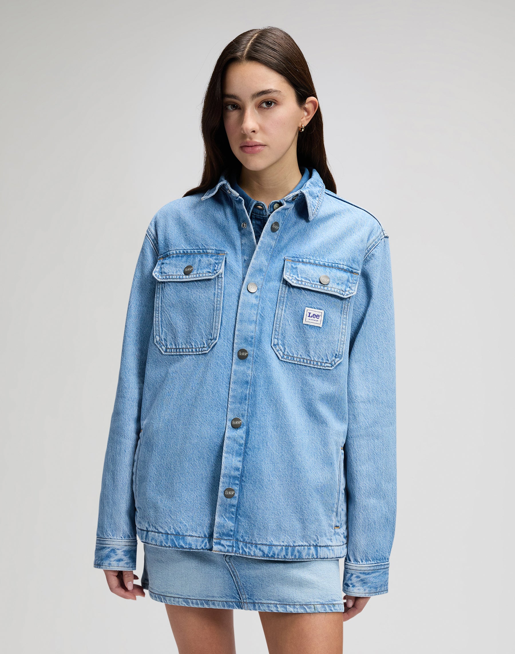 Workwear Overshirt in Just Me Hemden Lee