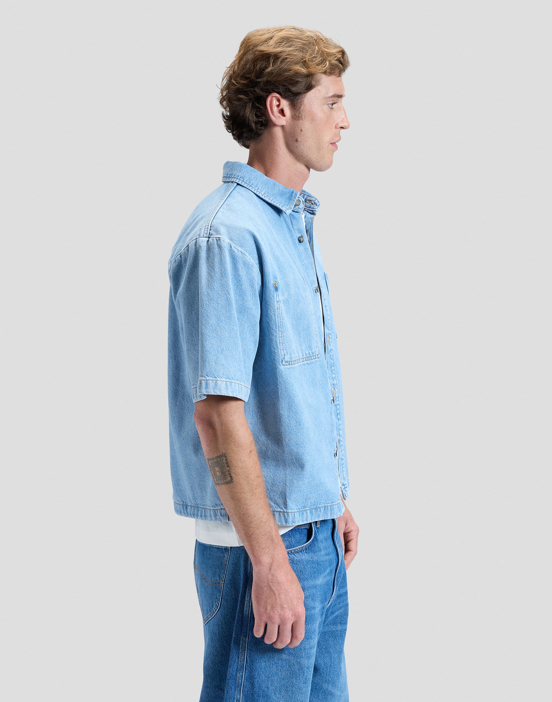 Ss Workwear Shirt in Just Me Hemden Lee