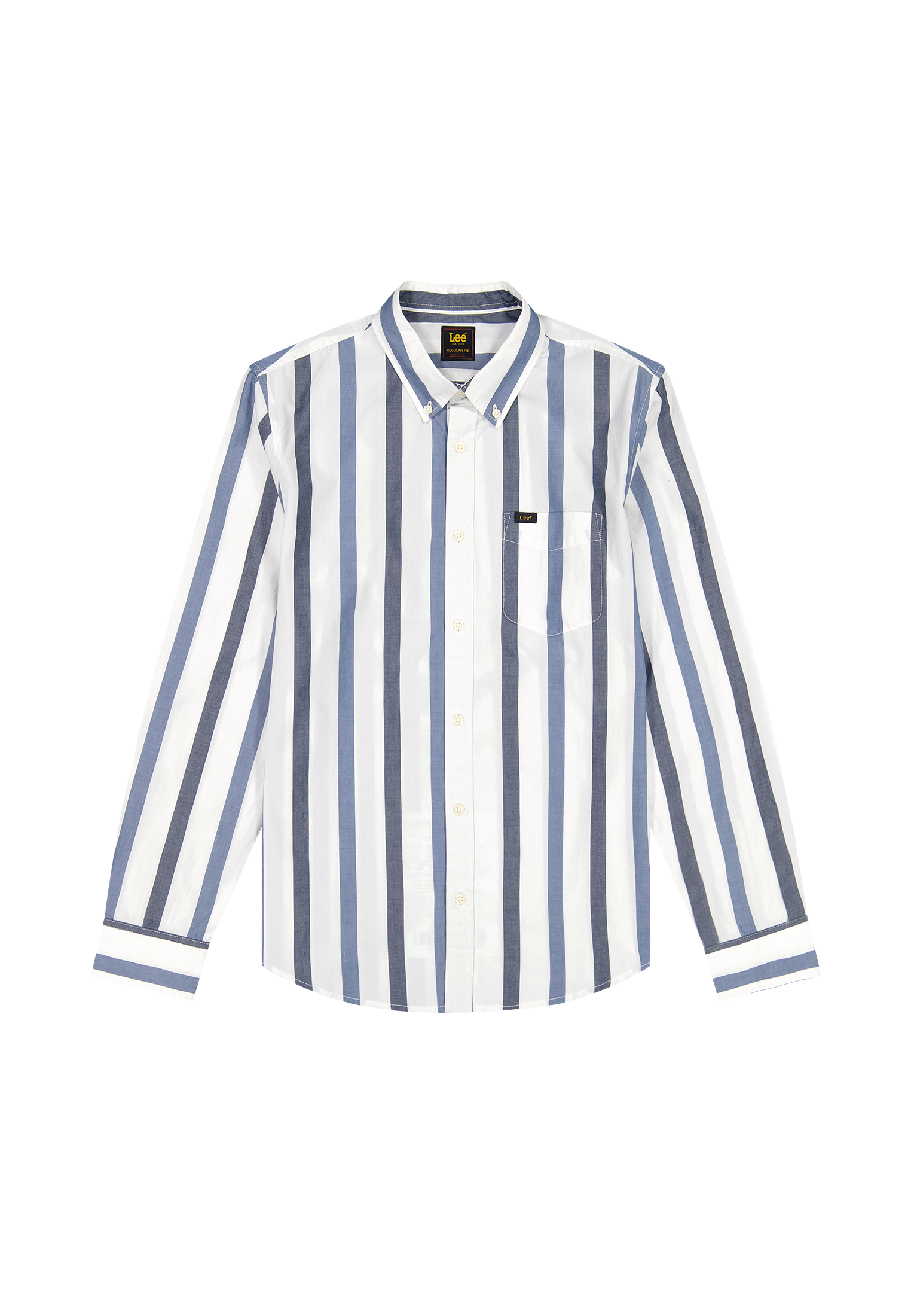 Lee Button Down in Tonal Rivet Navy Stripe Hemden Lee