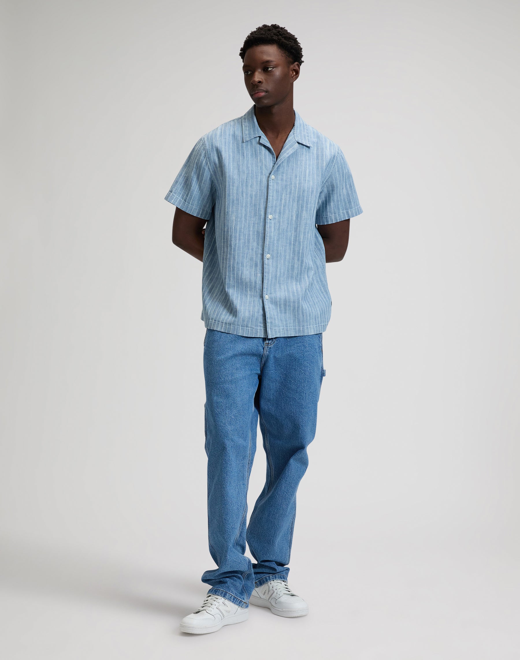 Novelty Resort Shirt in Mid Wash Hemden Lee