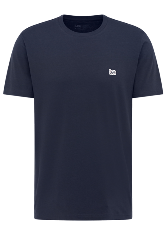 Ss Patch Logo Tee in Navy T-Shirts Lee