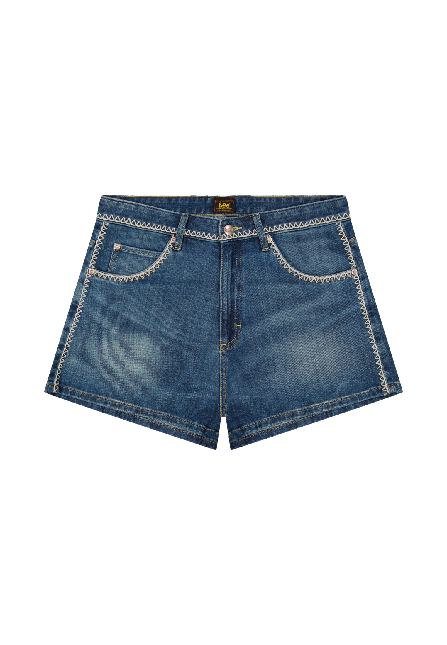 Zigzag Rider Short in Met Destiny Jeansshorts Lee