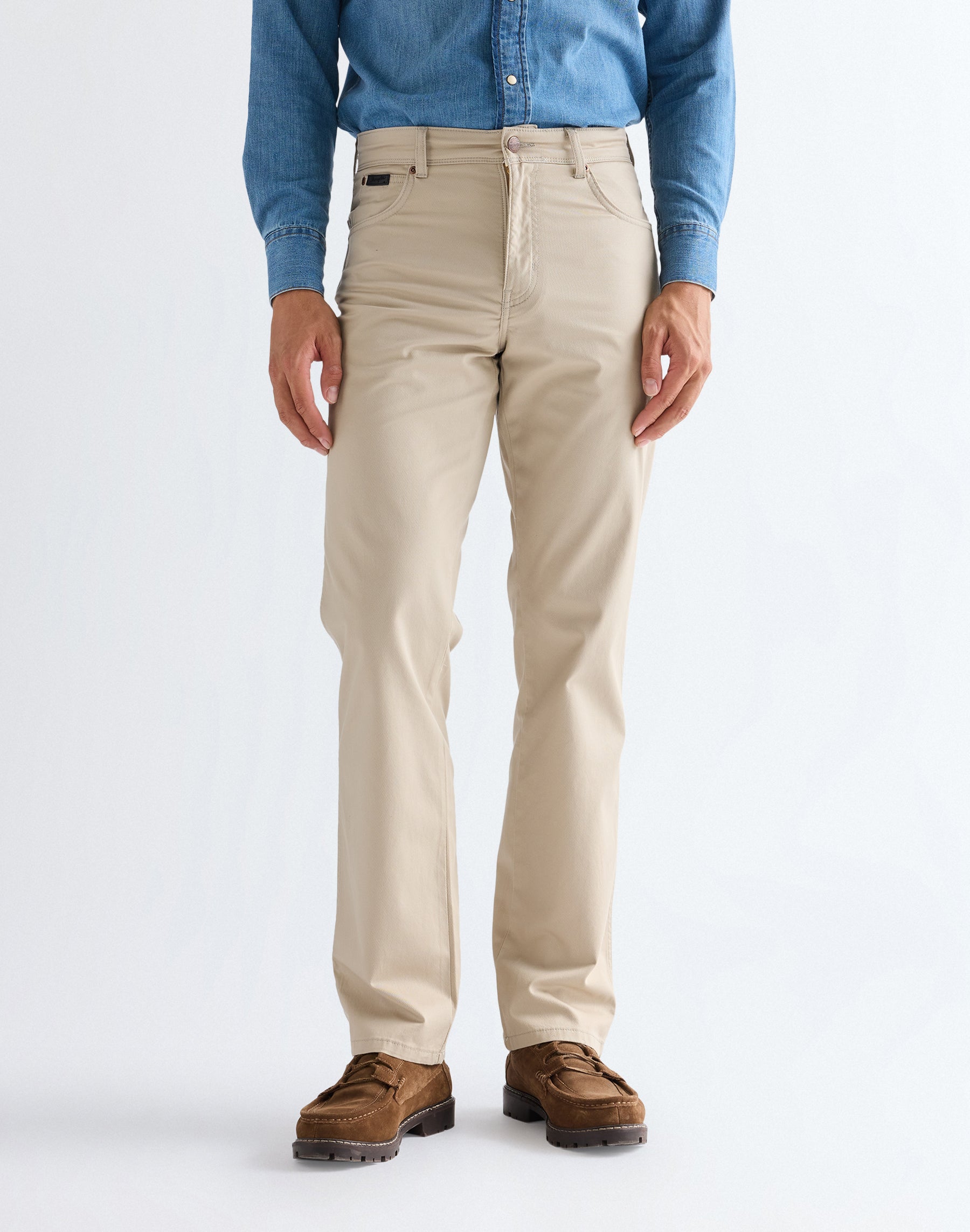 Texas in Plaza Taupe Hosen Wrangler