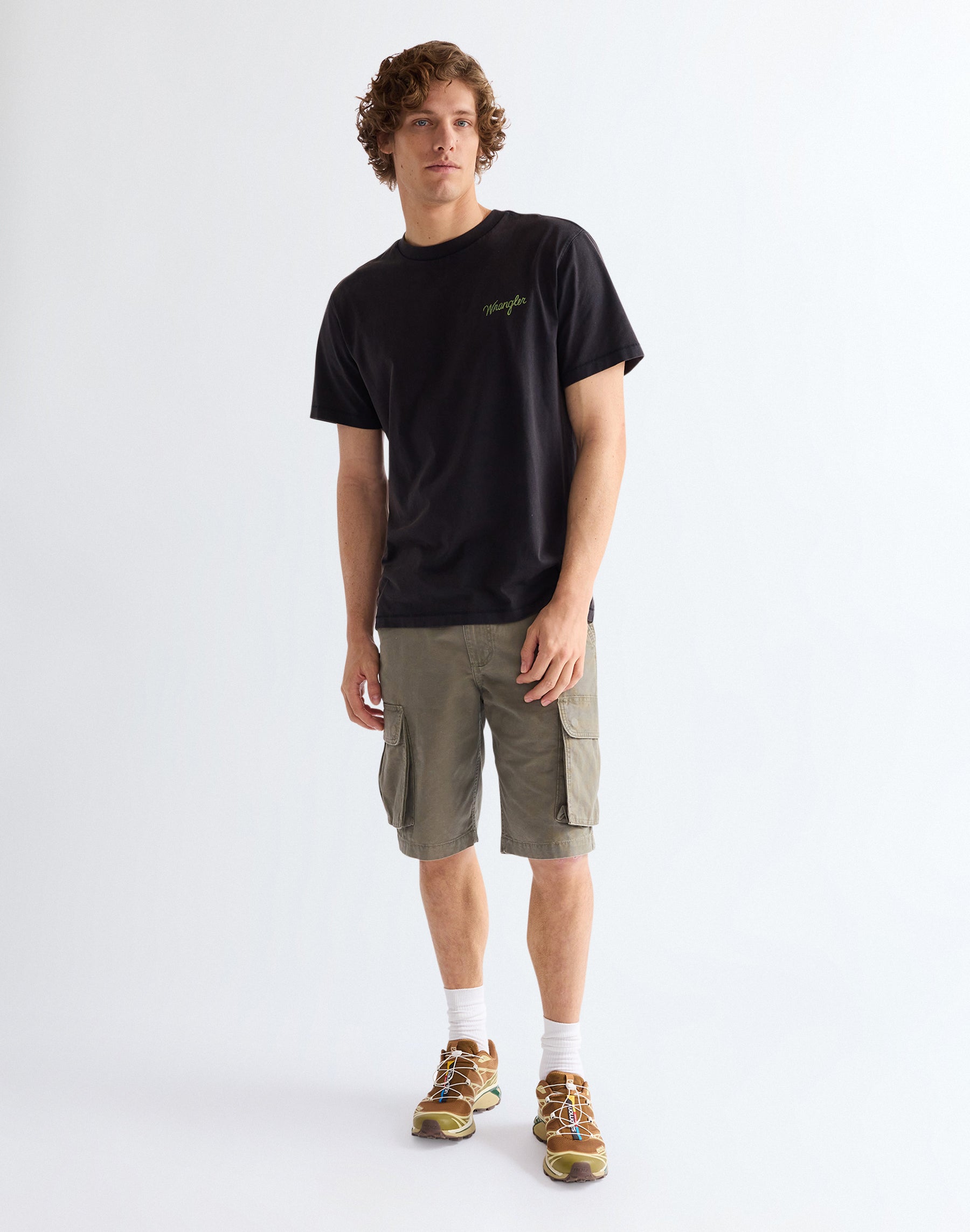 Cargo Shorts in Dusty Olive Shorts Wrangler