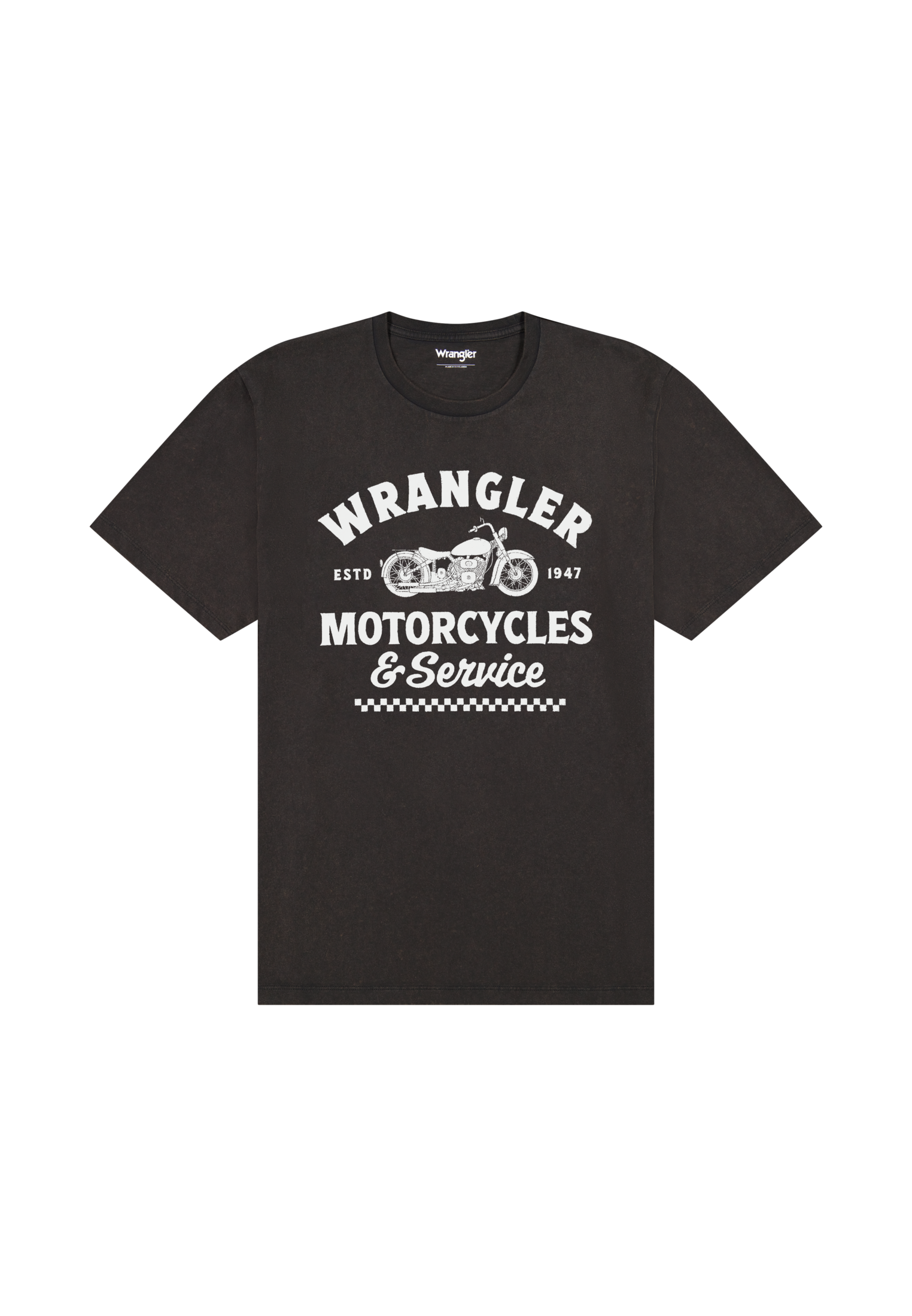 Americana Tee in Black T-Shirts Wrangler