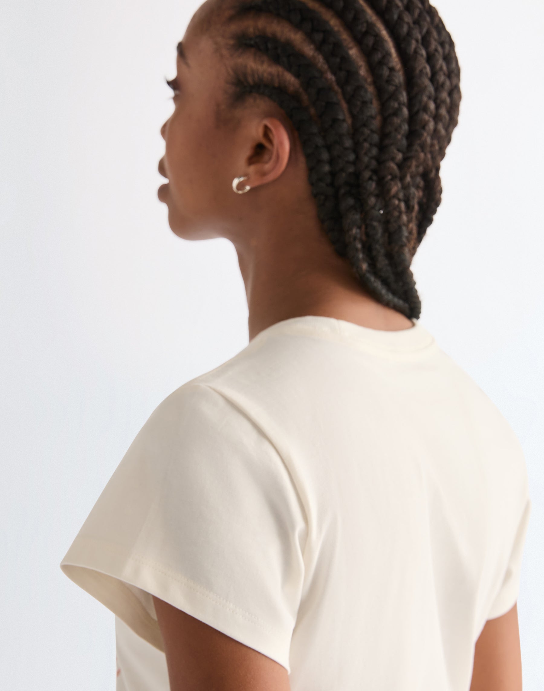 Shrunken Band Tee in Worn White T-Shirts Wrangler