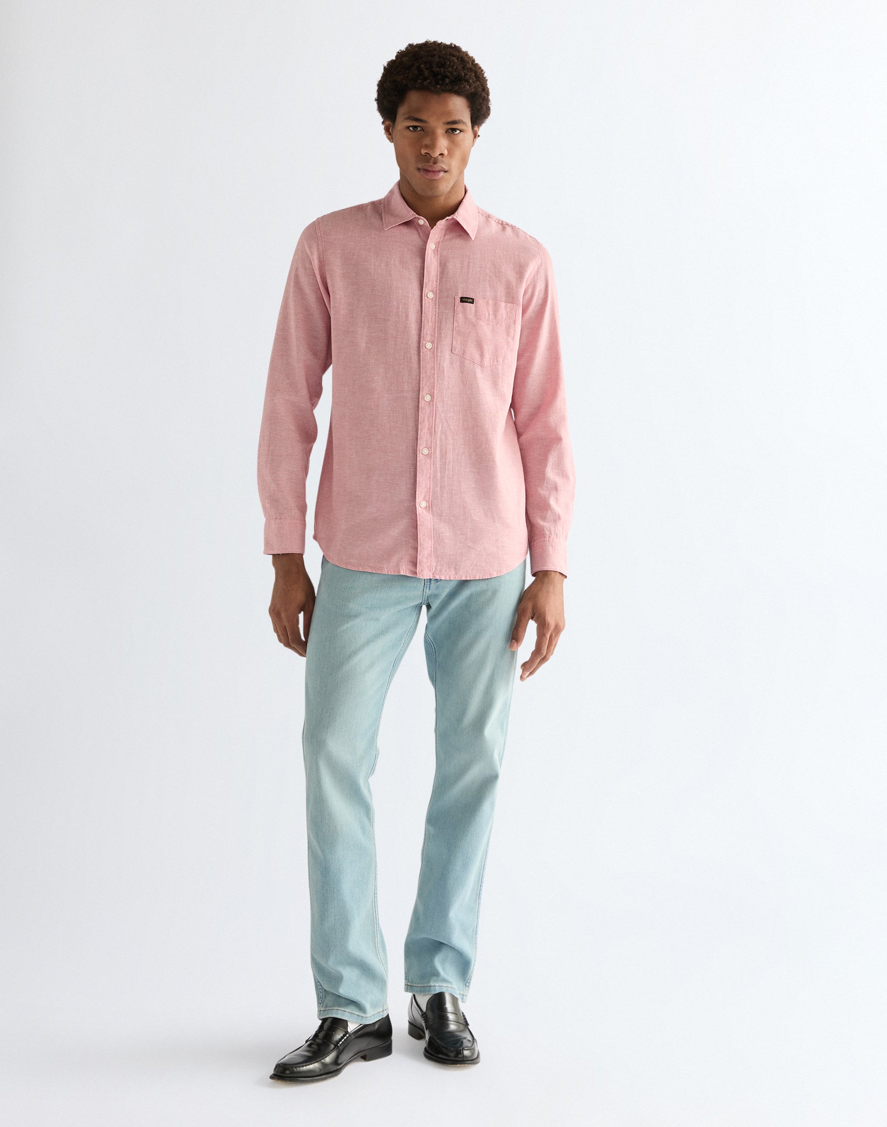 1 Pocket Shirt in Dusty Rose Hemden Wrangler