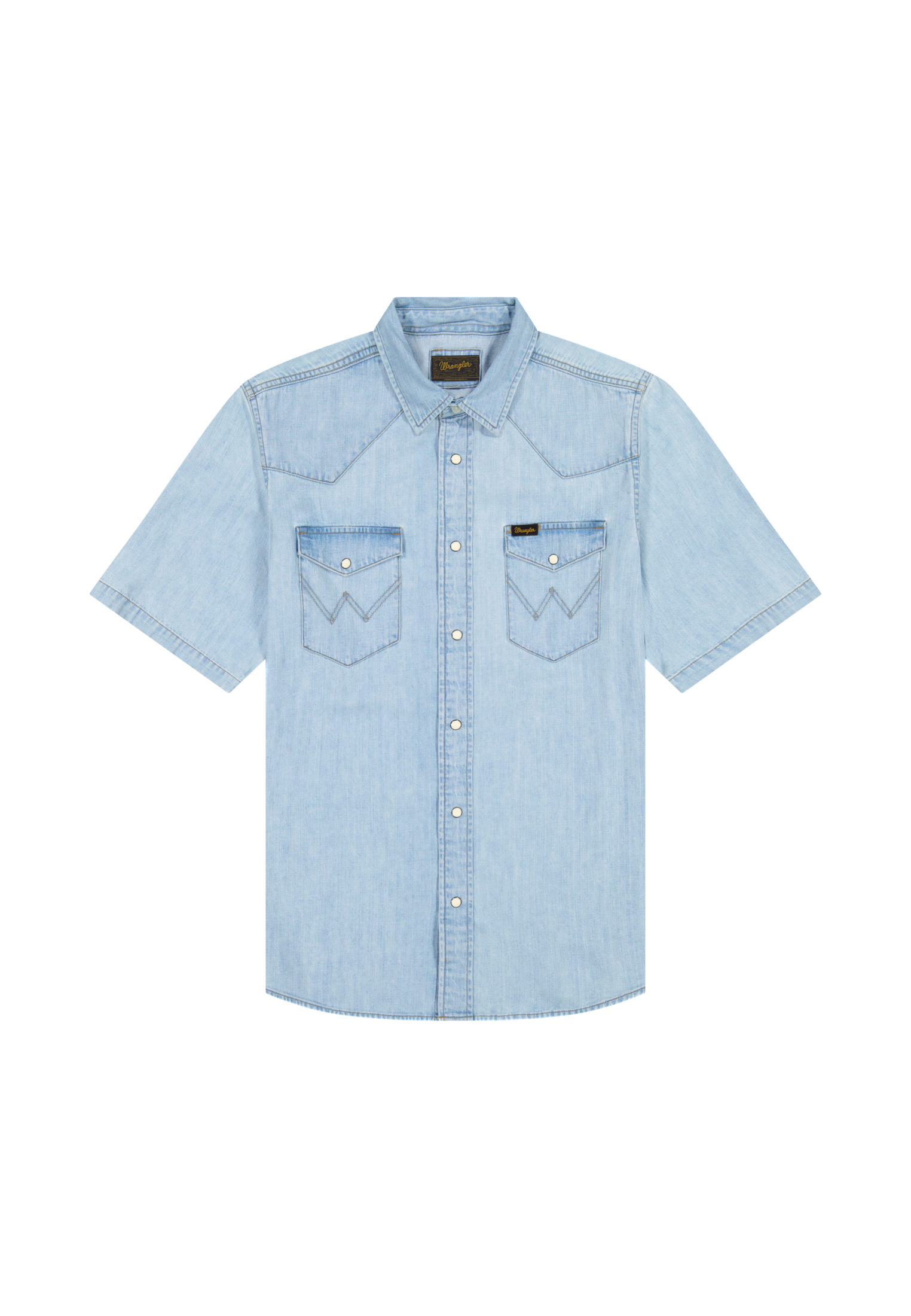 Shortsleeve Western Shirt in Riverbank Hemden Wrangler