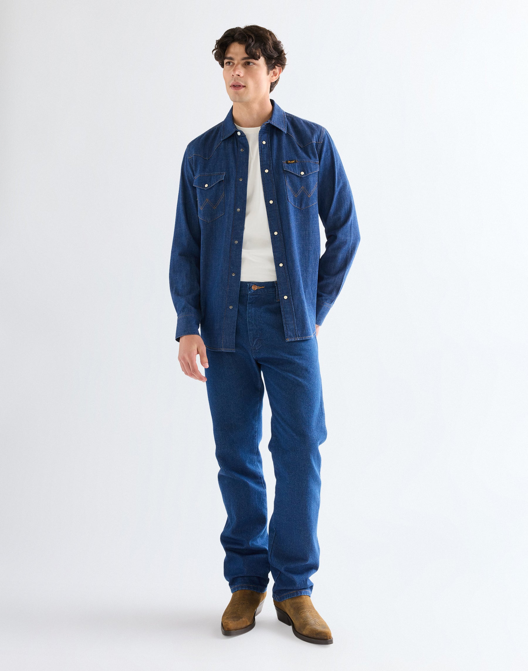 Western Shirt in Caroline Creek Hemden Wrangler