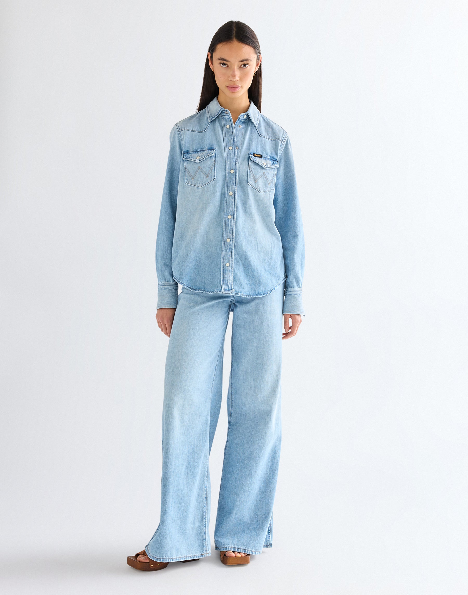 Heritage Shirt in Trophy Twilight Hemden Wrangler