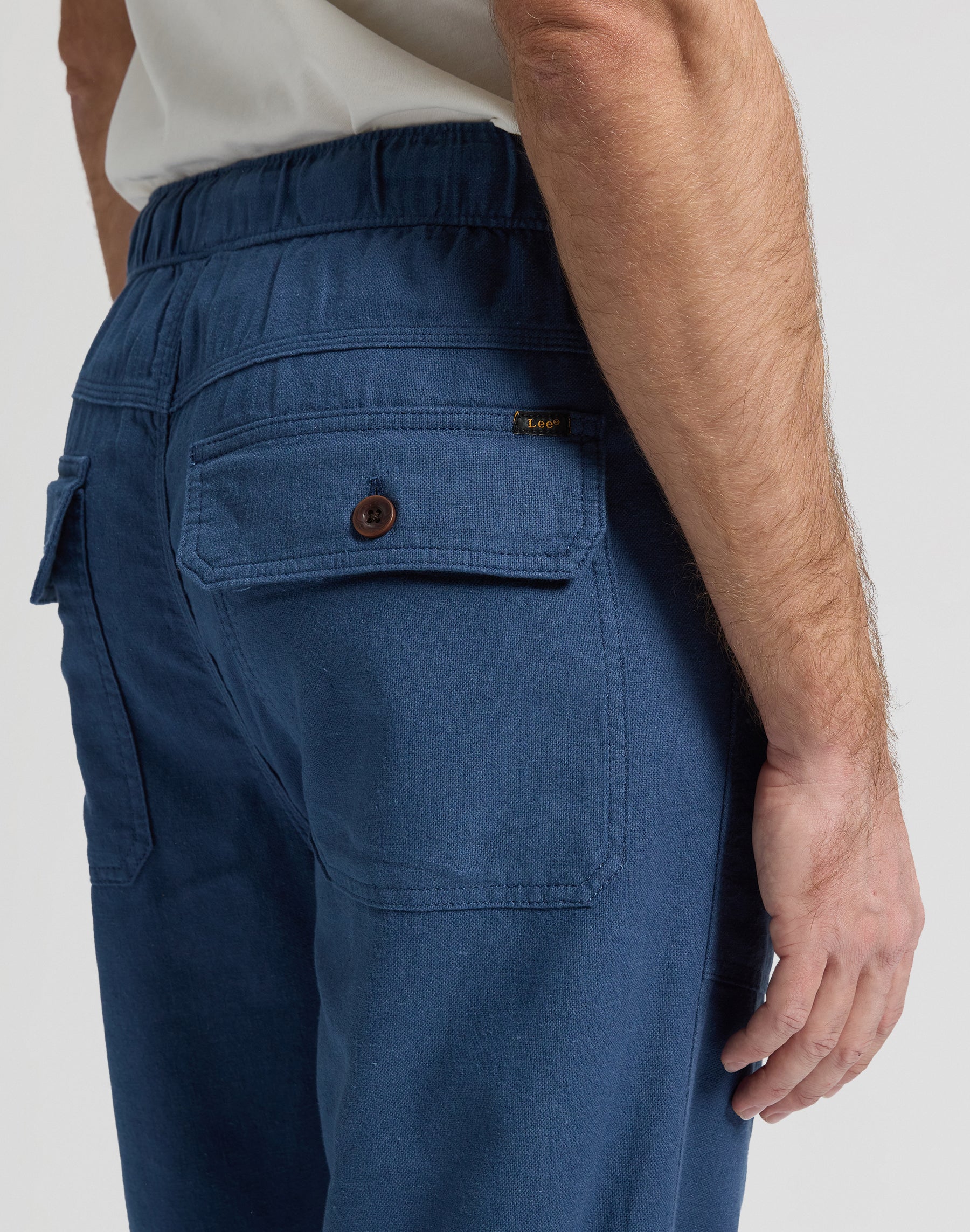 Utility Drawstring Pant in Academy Blue Hosen Lee