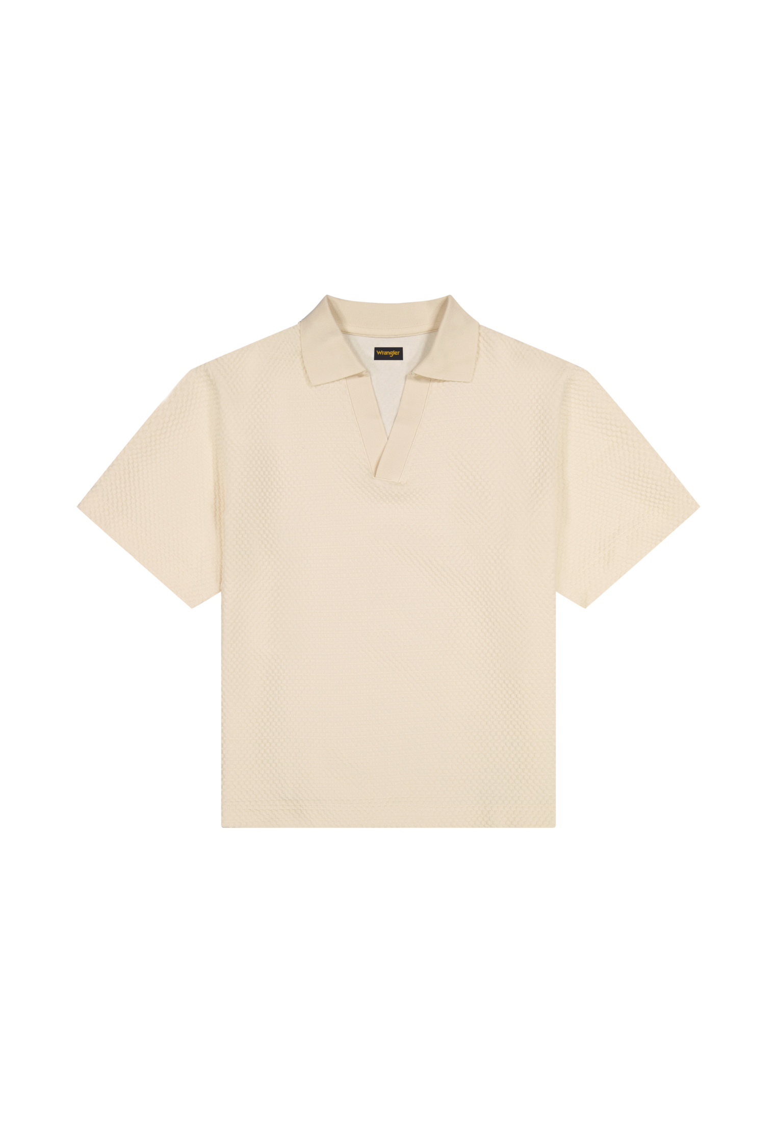 Shortsleeve Polo Sweater in Egret Sweatshirts Wrangler