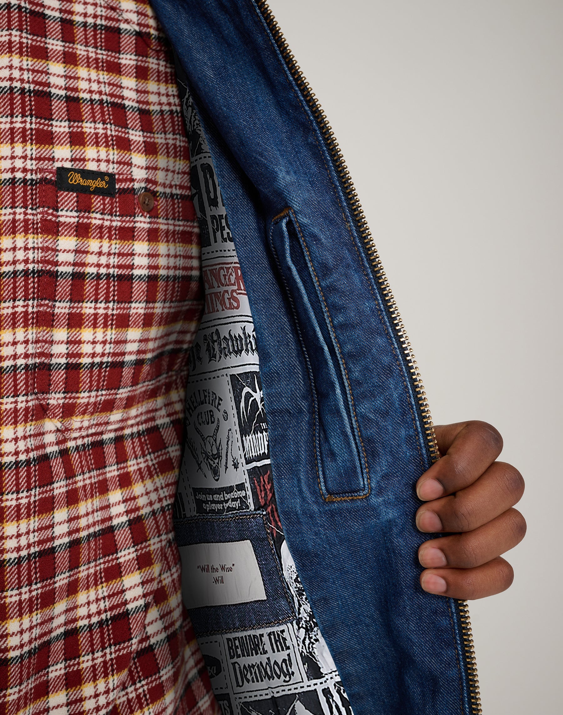 Will Jacket in Classic Blue Jacken Wrangler