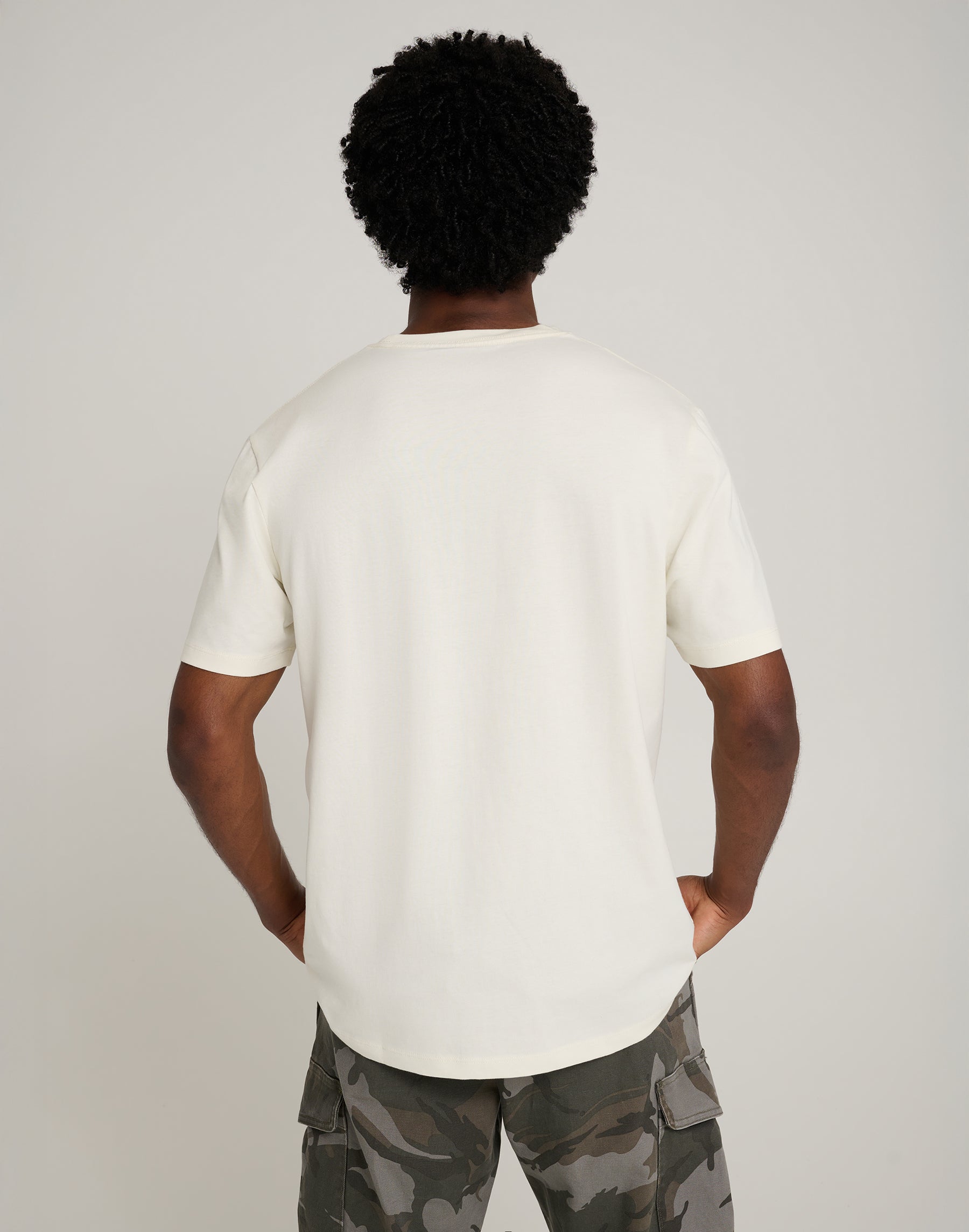Hawkins High Tee in Marshmallow T-Shirts Wrangler
