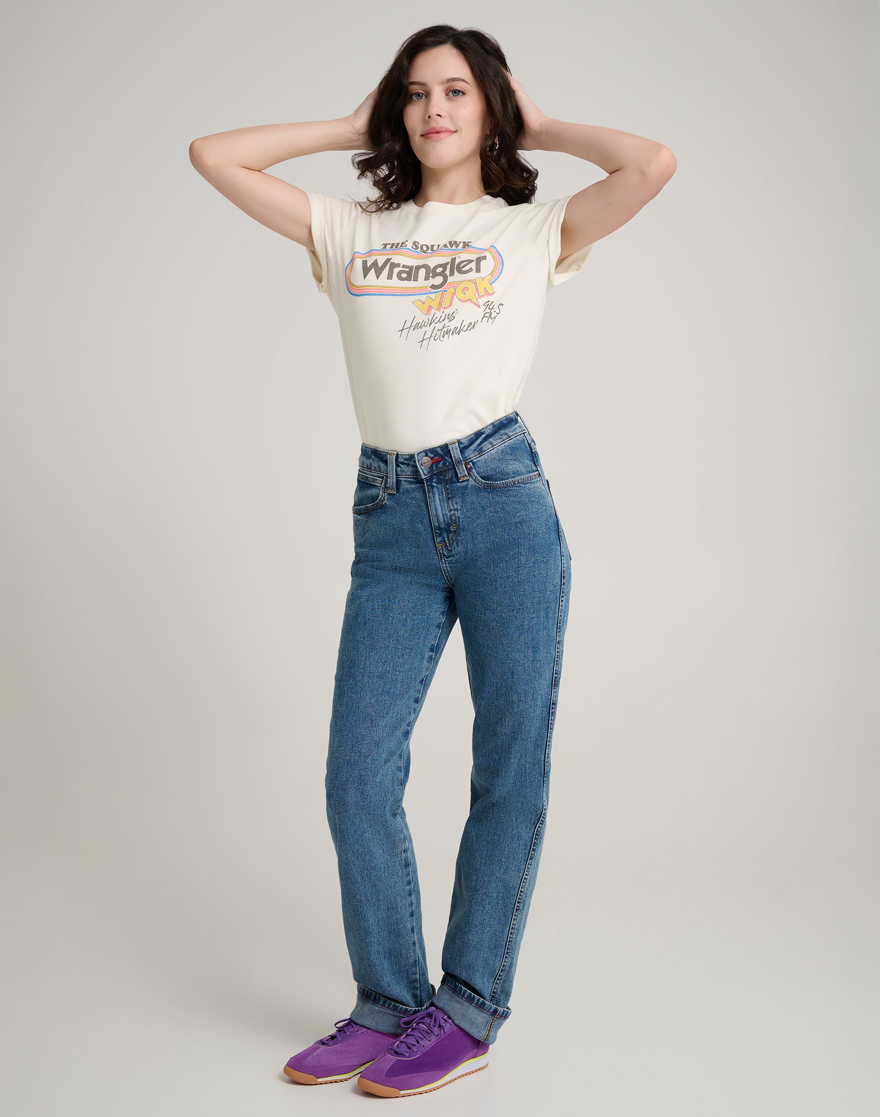WSQK Tee in Marshmallow T-Shirts Wrangler