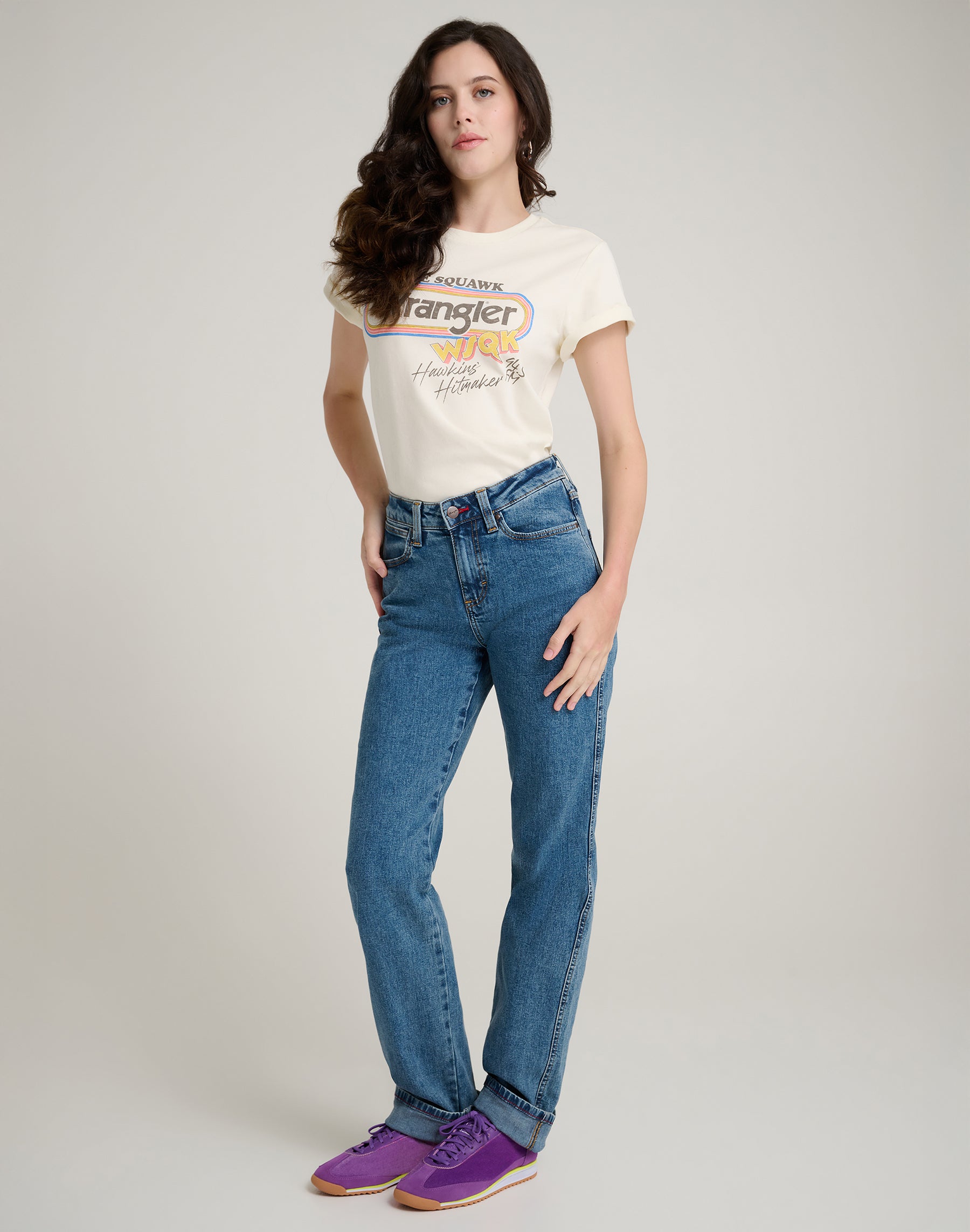 WSQK Tee in Marshmallow T-Shirts Wrangler