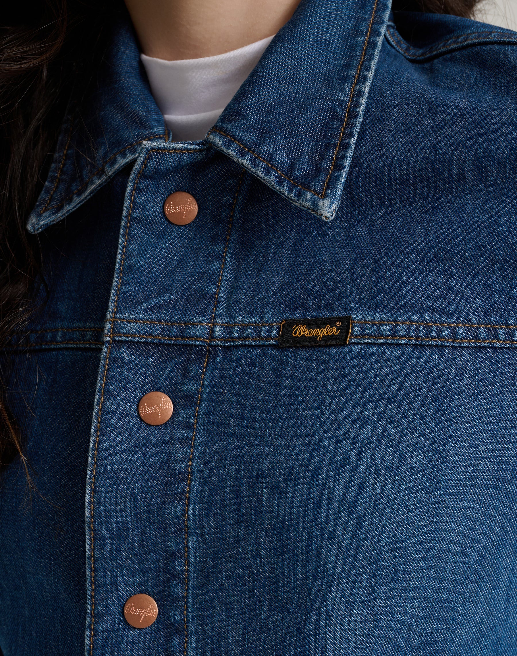 Nancy Jacket in Classic Blue Jacken Wrangler