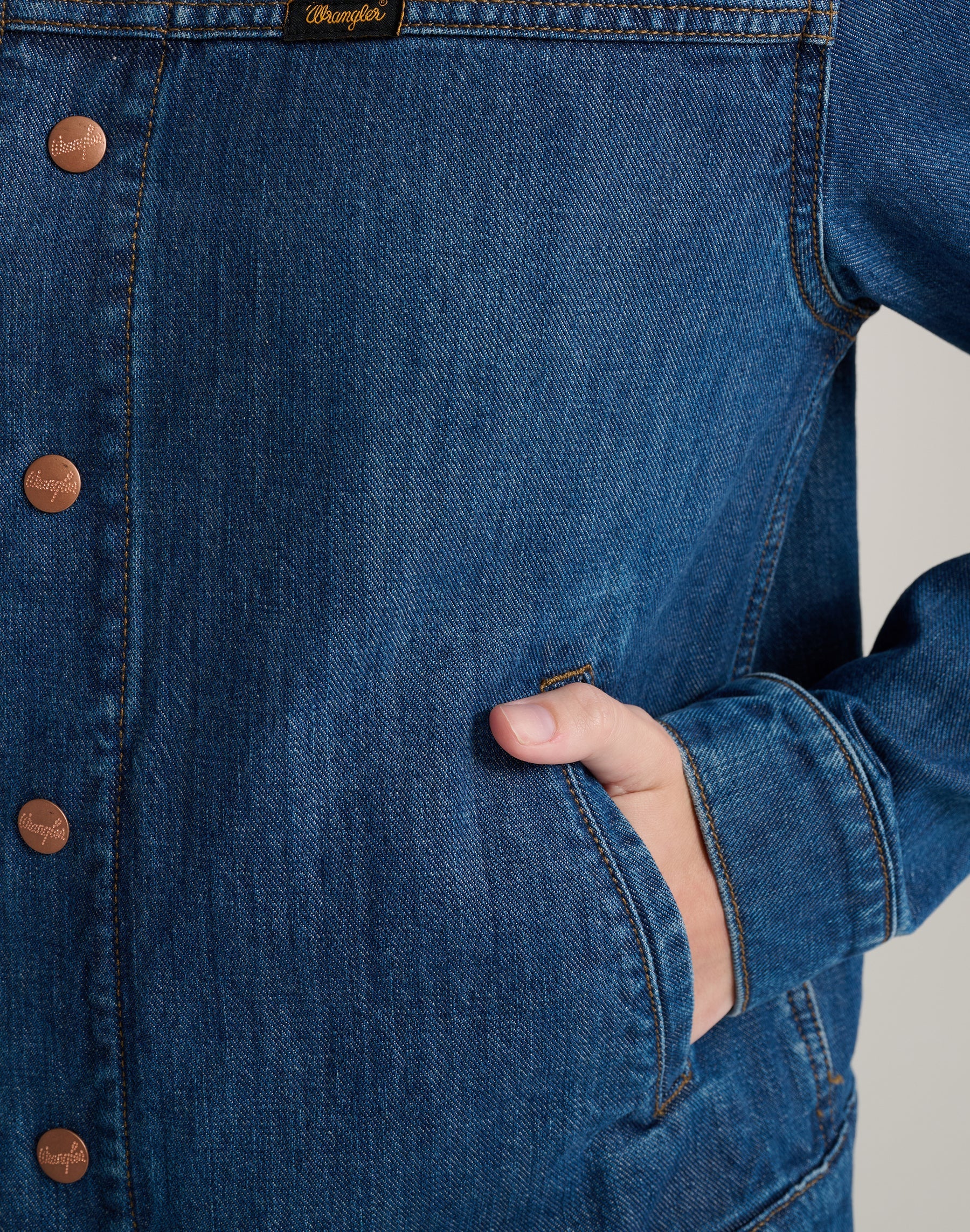 Nancy Jacket in Classic Blue Jacken Wrangler