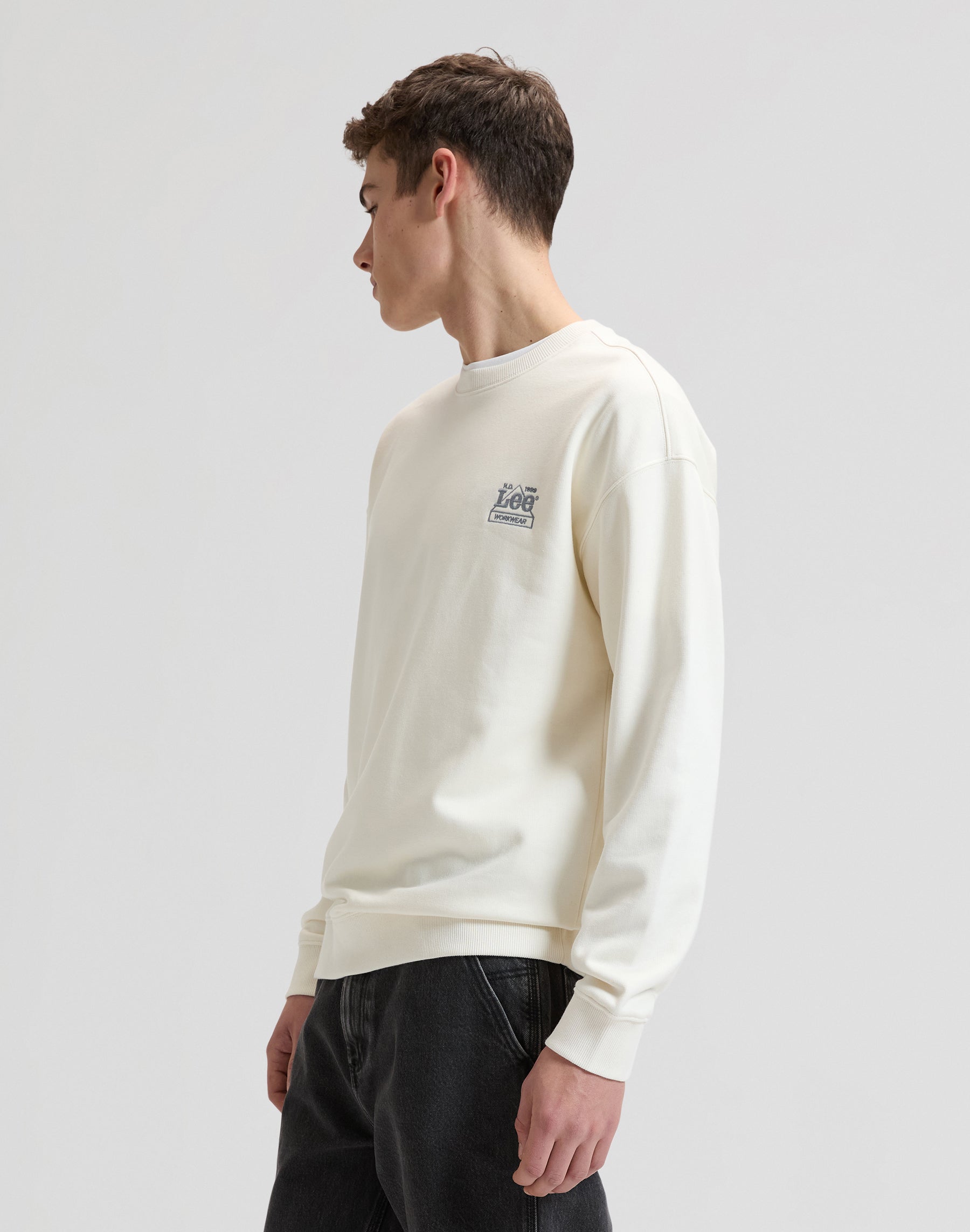 Workwear Ess Crew in Natural Sweatshirts Lee