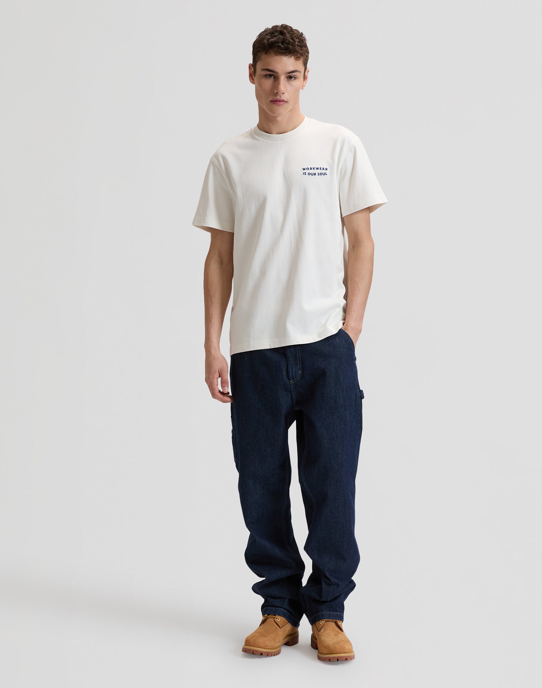 Workwear Soul Tee in Natural T-Shirts Lee
