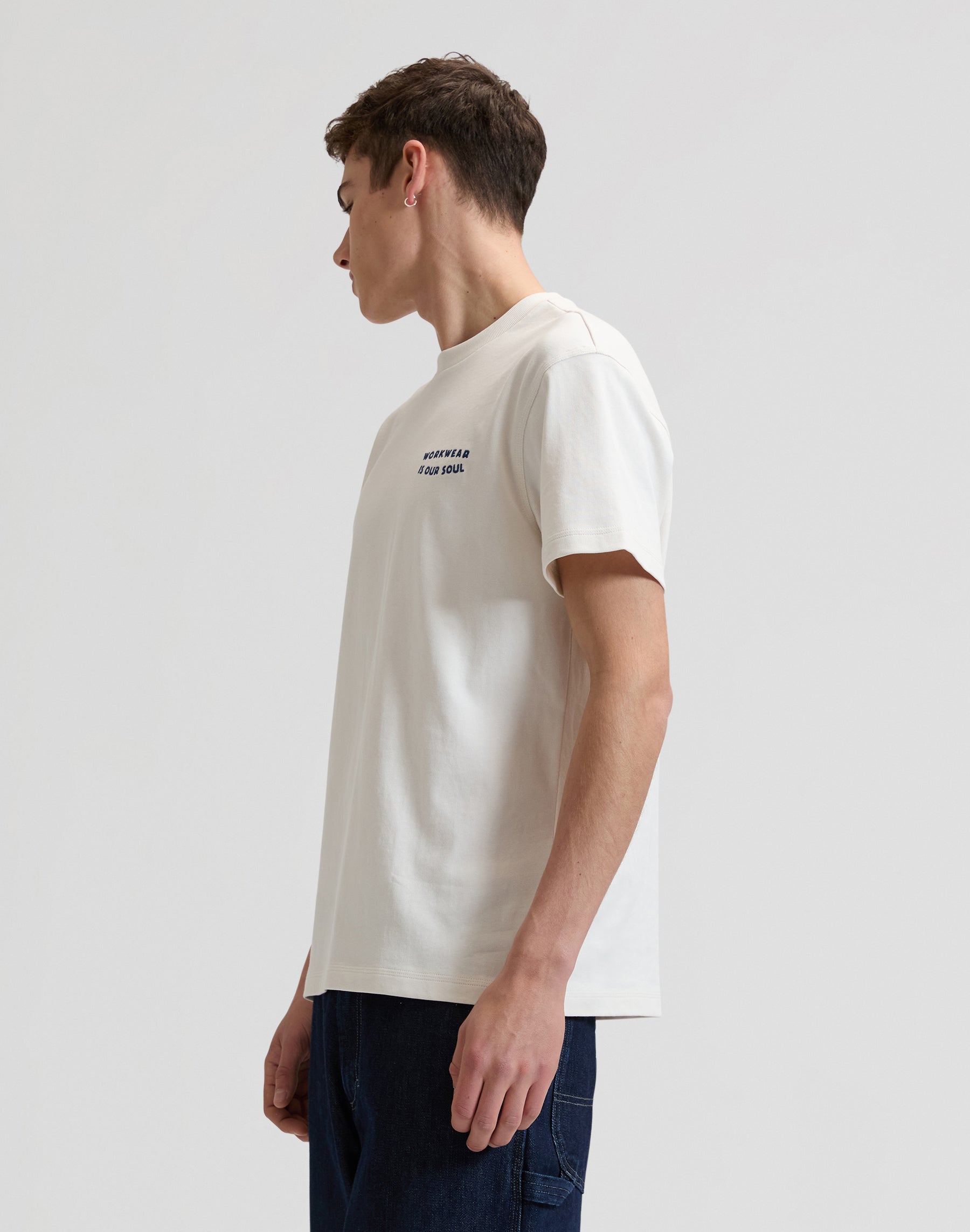 Workwear Soul Tee in Natural T-Shirts Lee