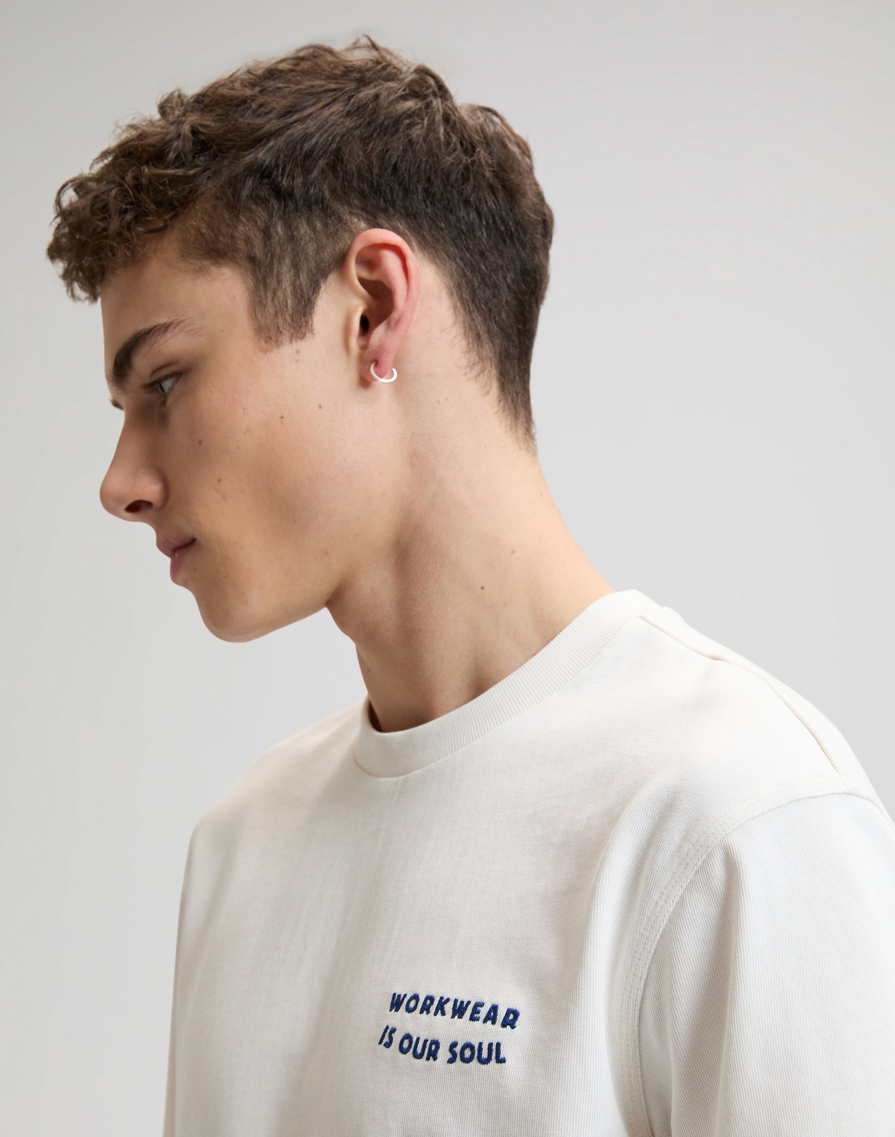 Workwear Soul Tee in Natural T-Shirts Lee