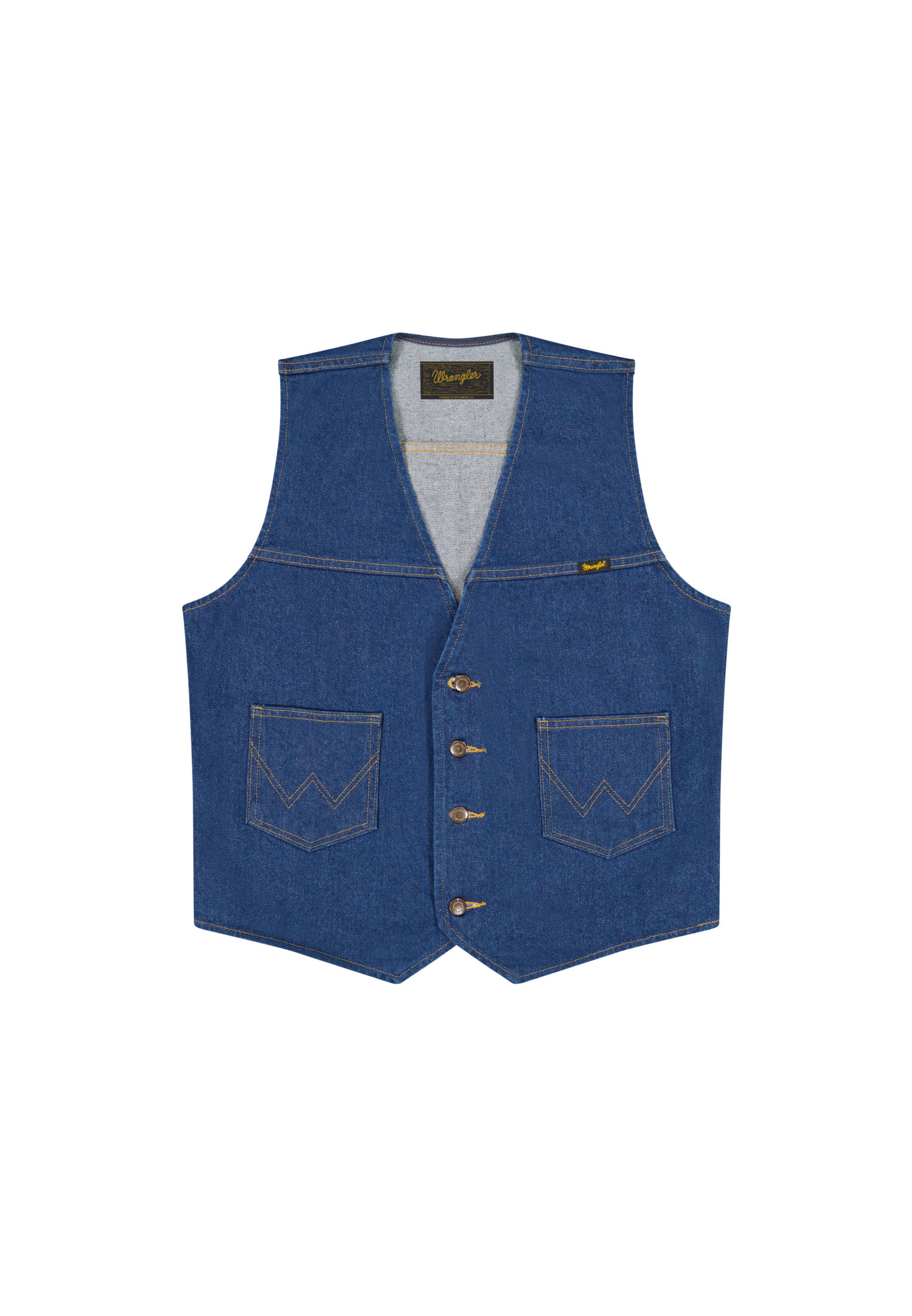Cowboy Cut Vest in Prewashed Indigo Jacken Wrangler