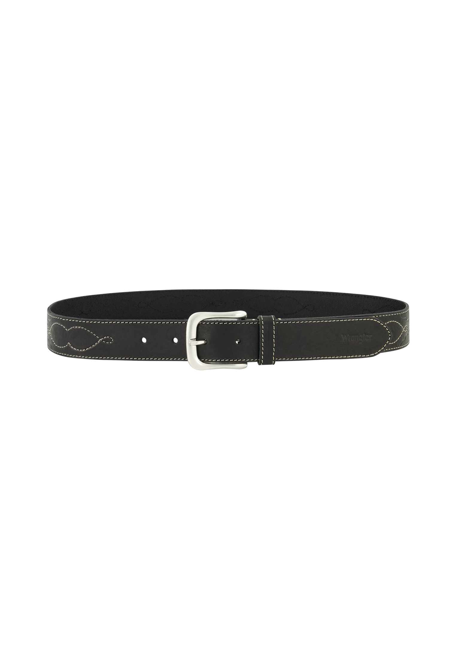 Western Stitch Belt in Black Gürtel Wrangler