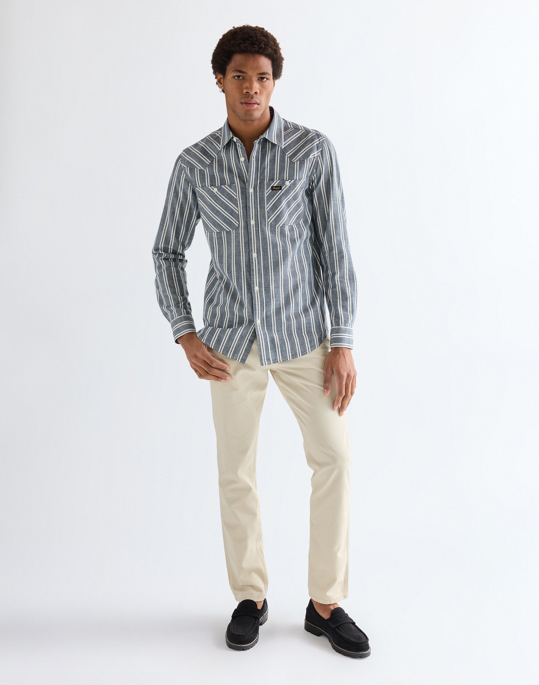 Greensboro in Pelican Hosen Wrangler