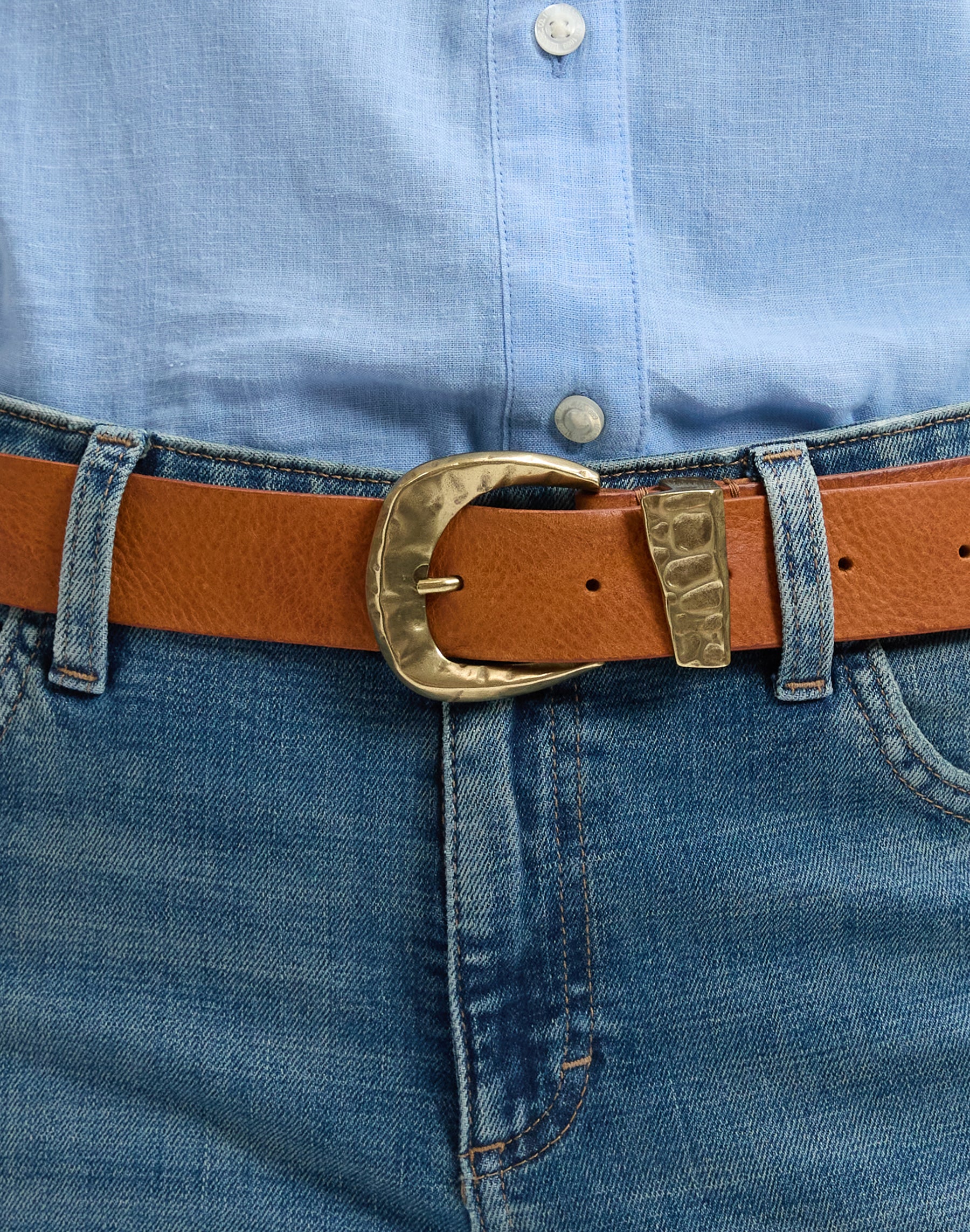 Boho Belt in Tan